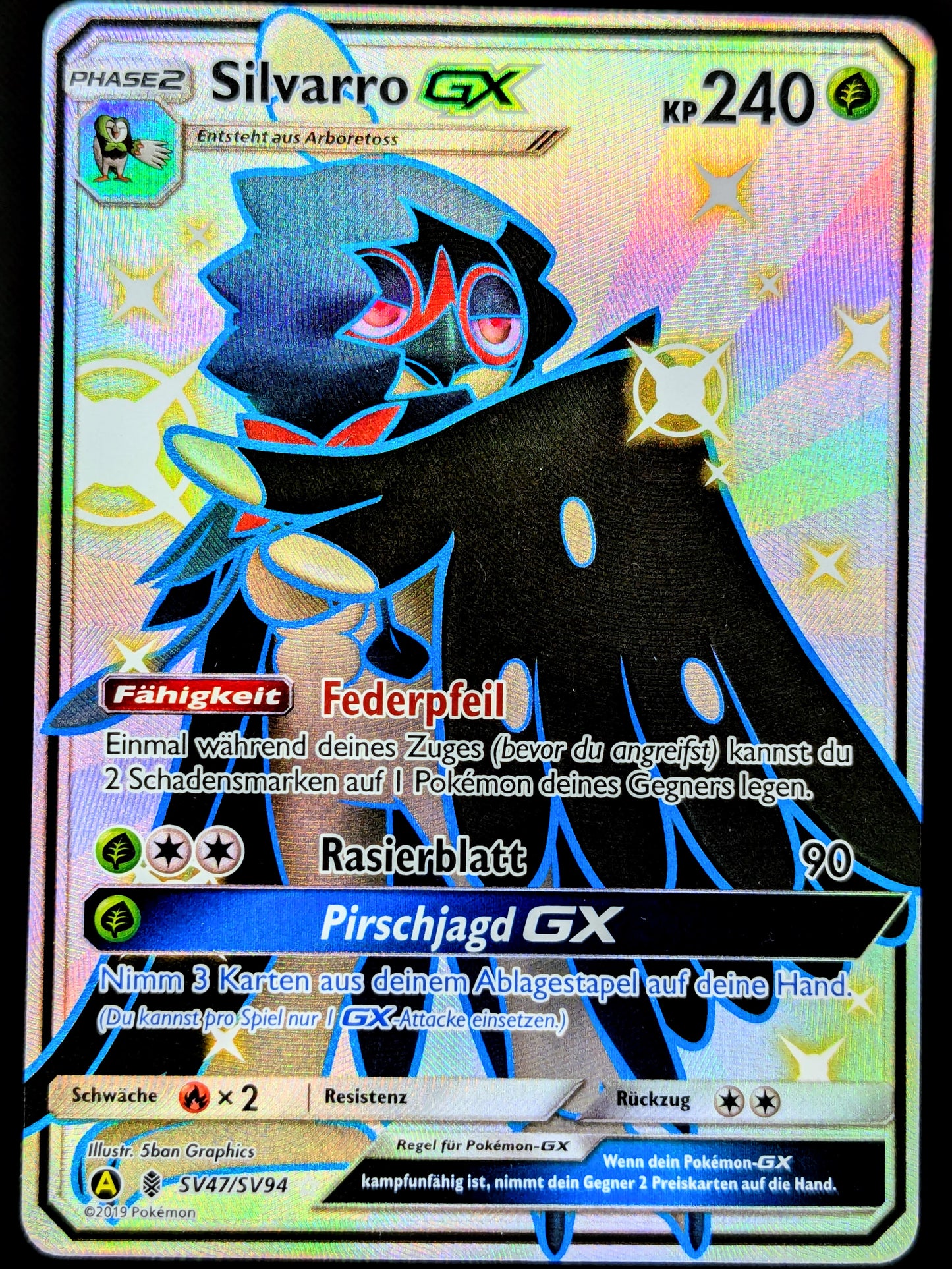 Silvarro GX Shiny Full Art SV47/SV94 DE