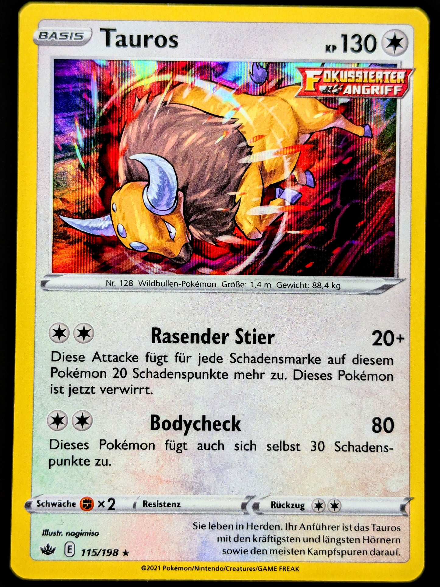 Tauros Holo 115/198 DE