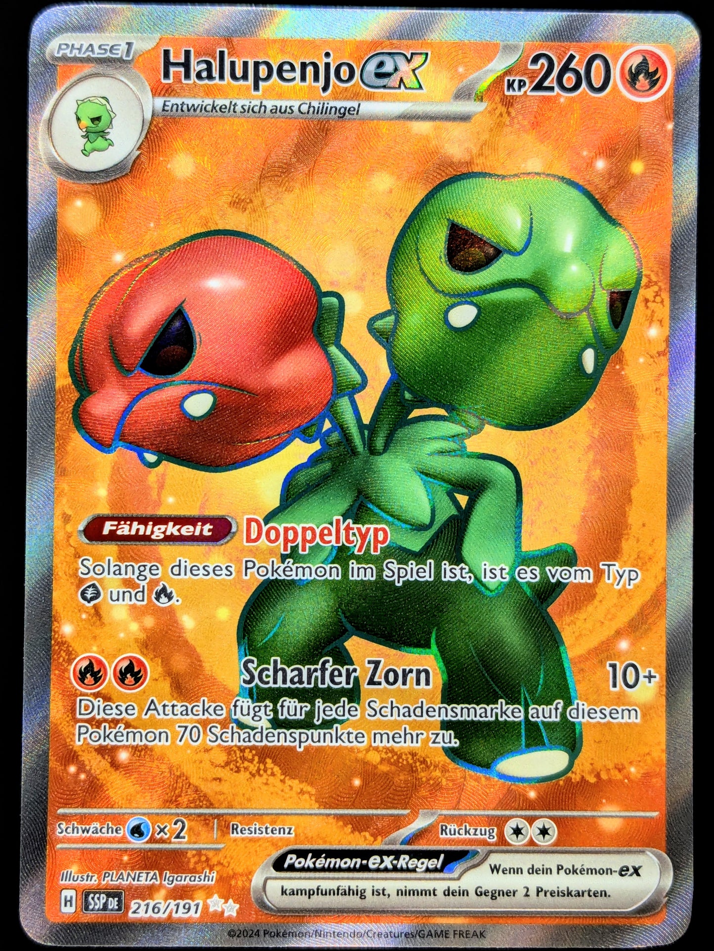 Halupenjo Ex Full Art 216/191 DE