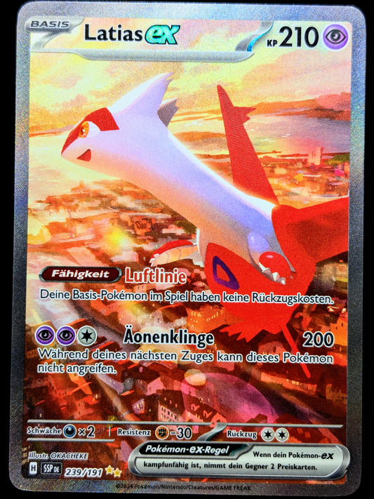 Latias Ex 239/191 Special Illustration Rare DE