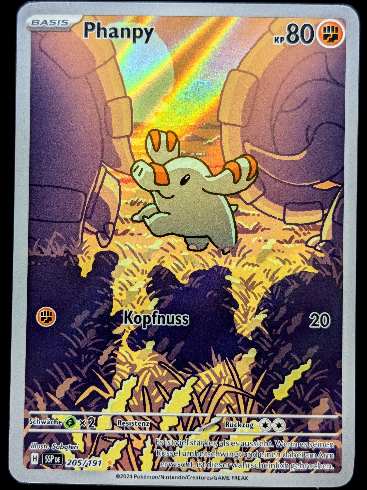 Phanpy 205/191 Illustration Rare DE