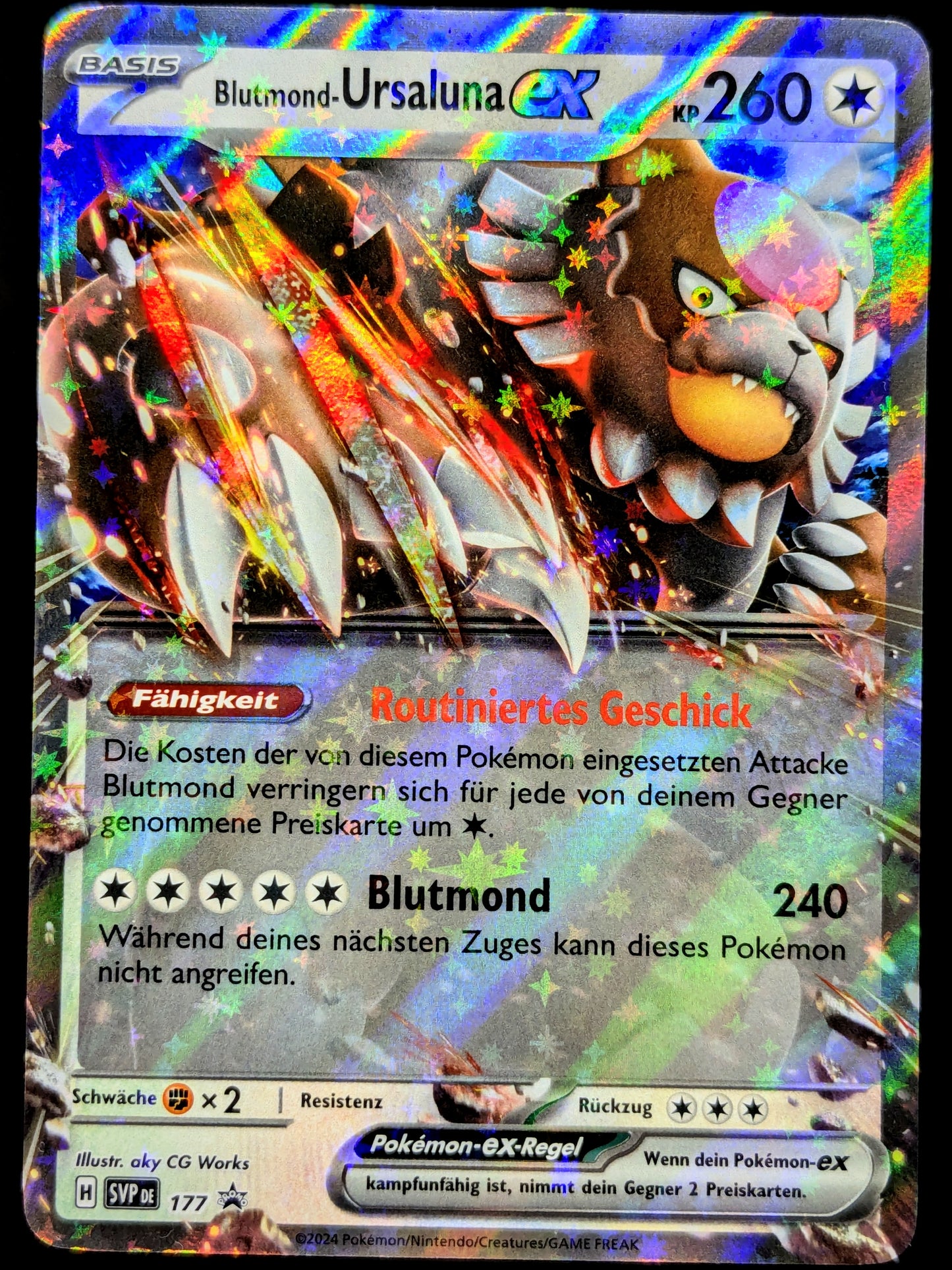 Blutmond-Ursaluna Ex Promo SVP177 DE