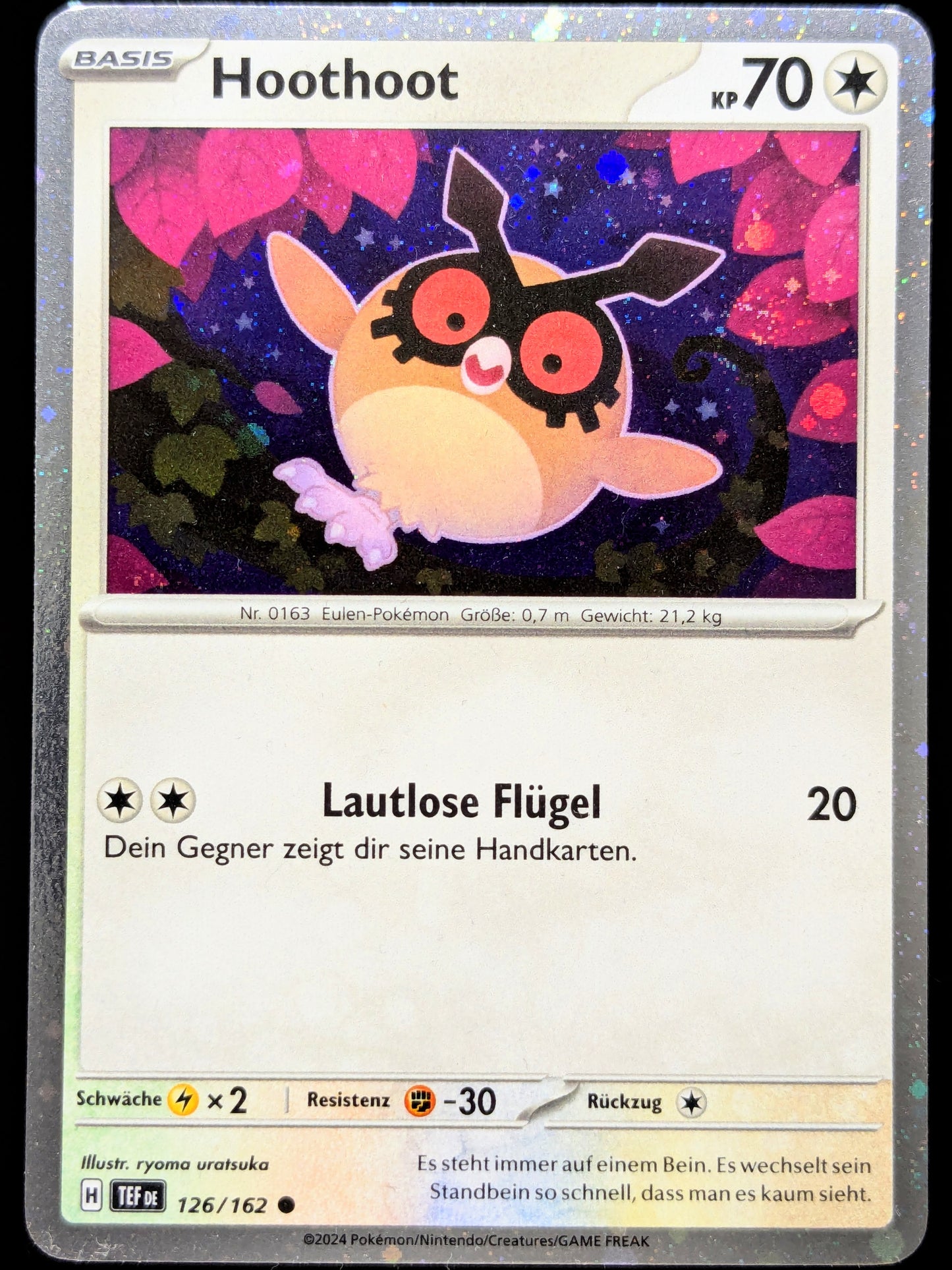 Hoothoot Holo 126/162 DE