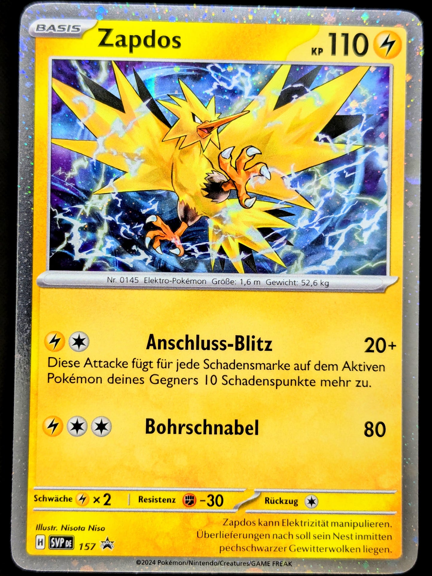 Zapdos Holo SVP157 DE