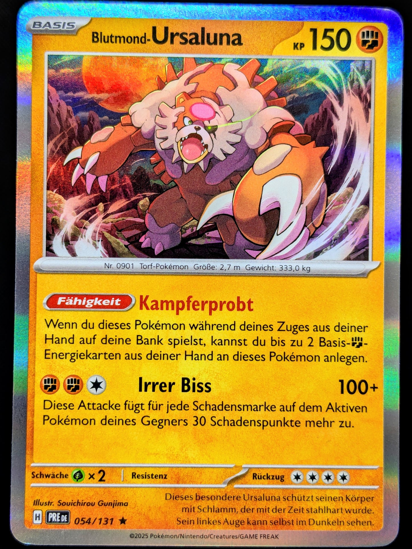 Blutmond-Ursaluna Holo 054/131 DE