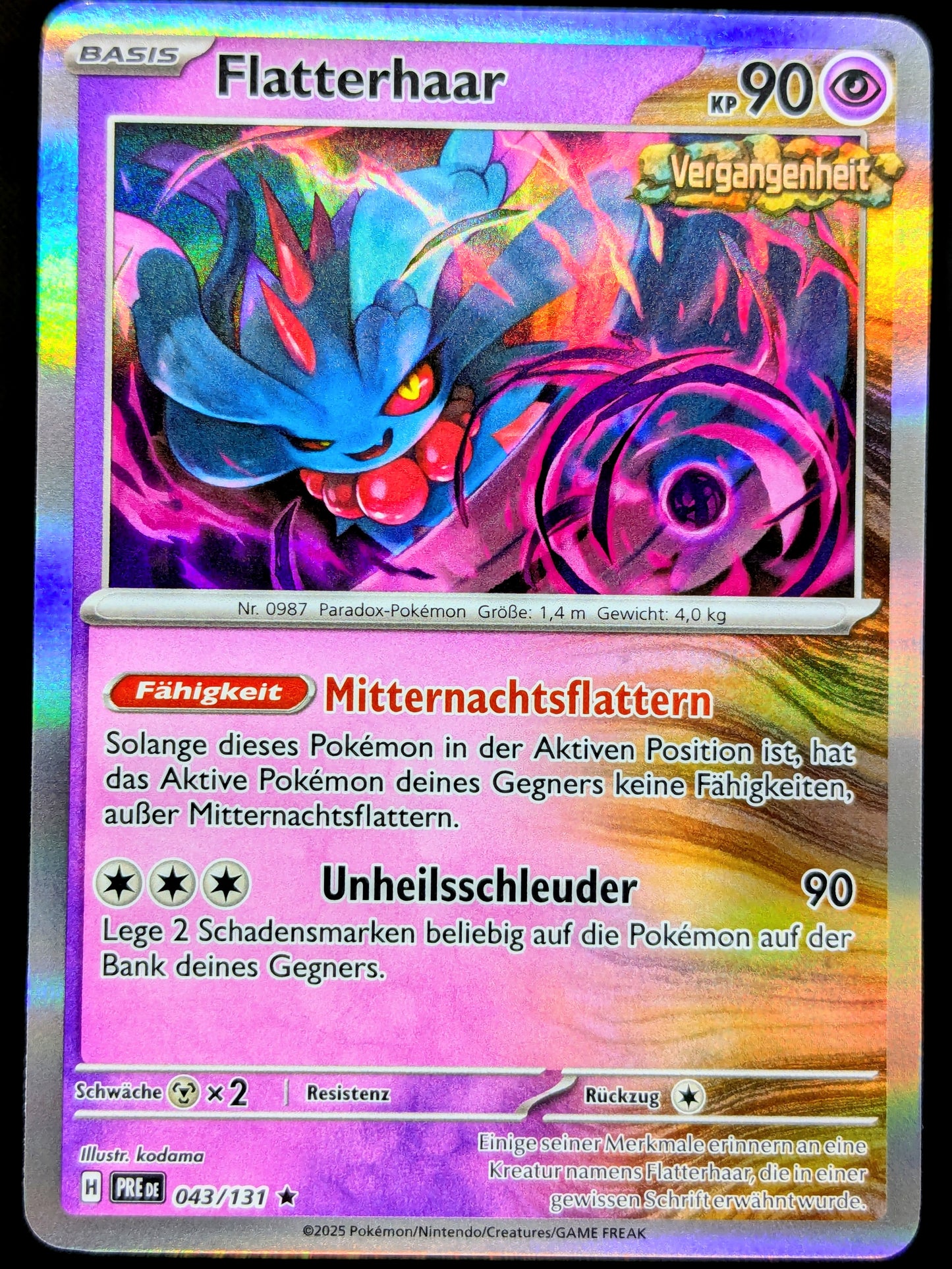 Flatterhaar Holo 043/131 DE