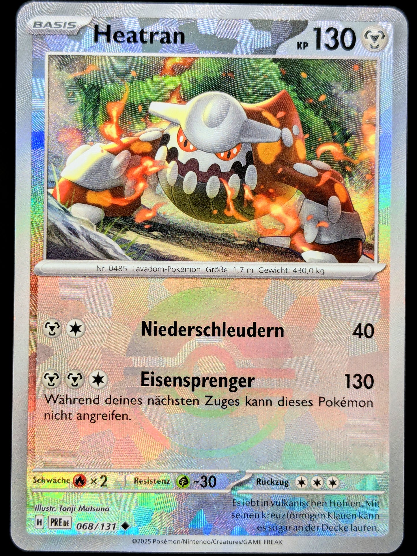 Heatran Pokéball 068/131 DE