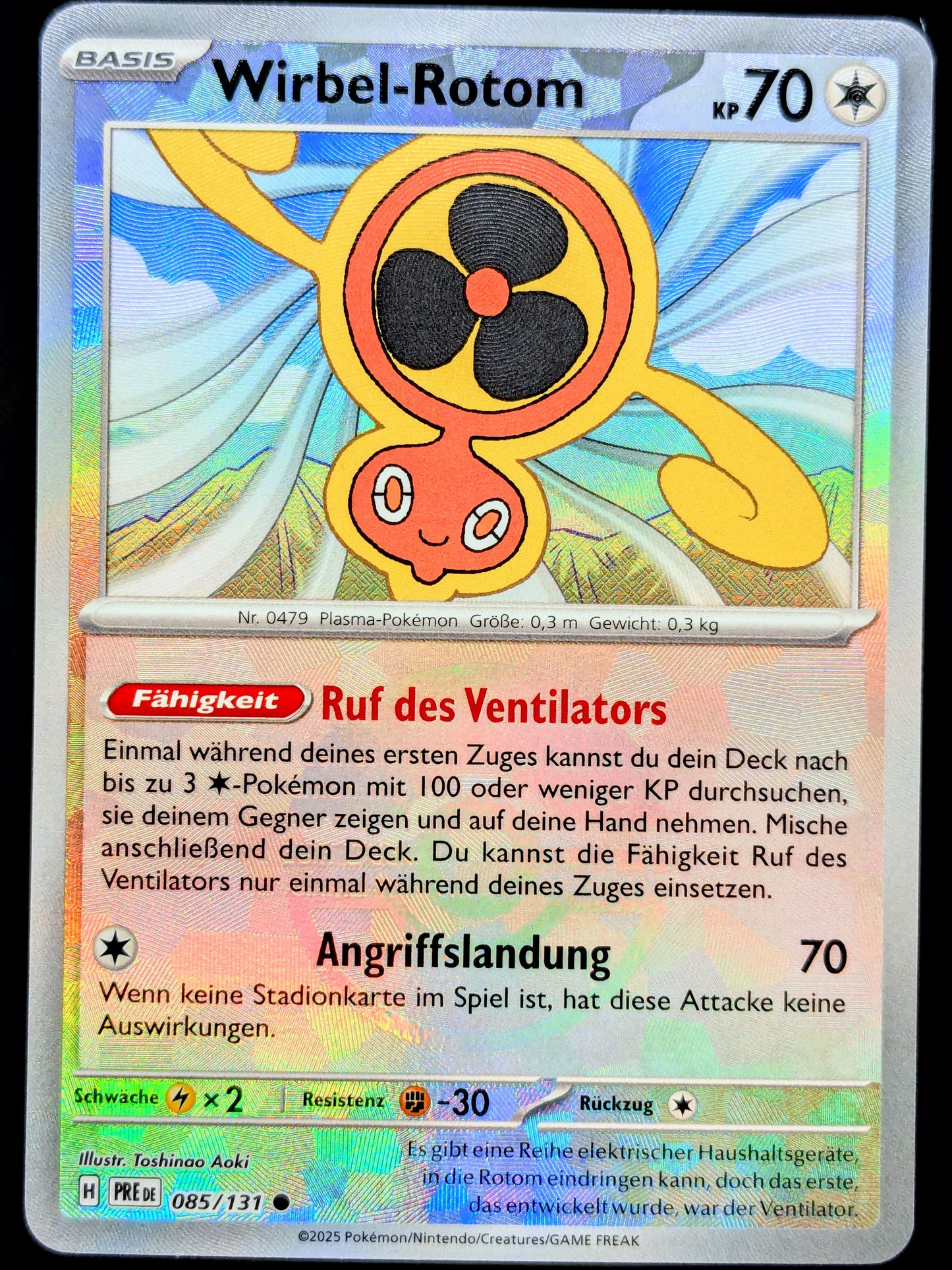 Wirbel-Rotom Pokéball 085/131 DE