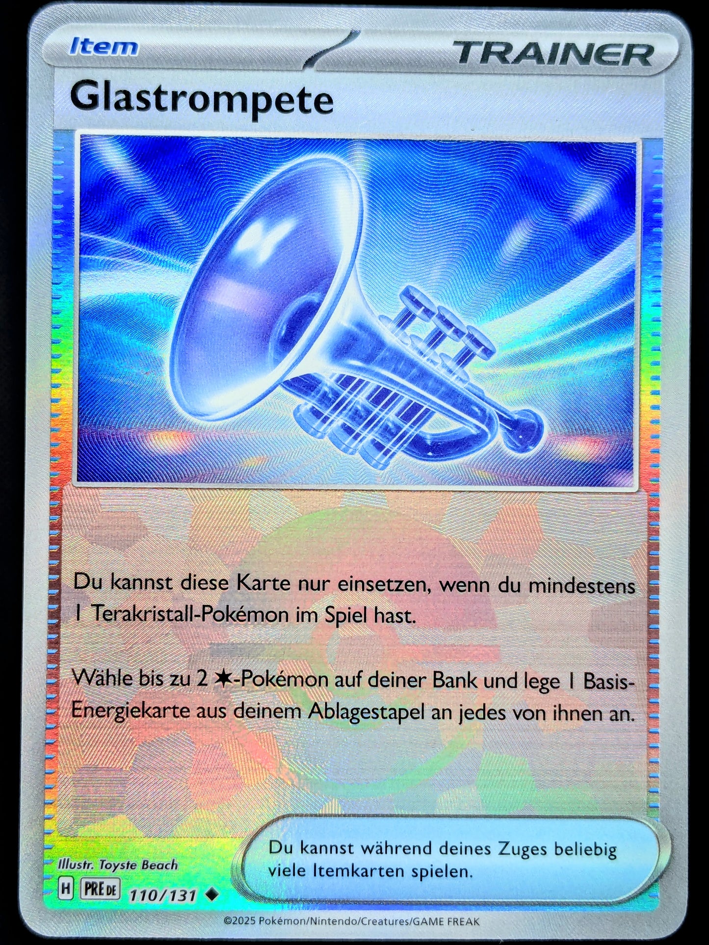 Glastrompete Pokéball 110/131 DE