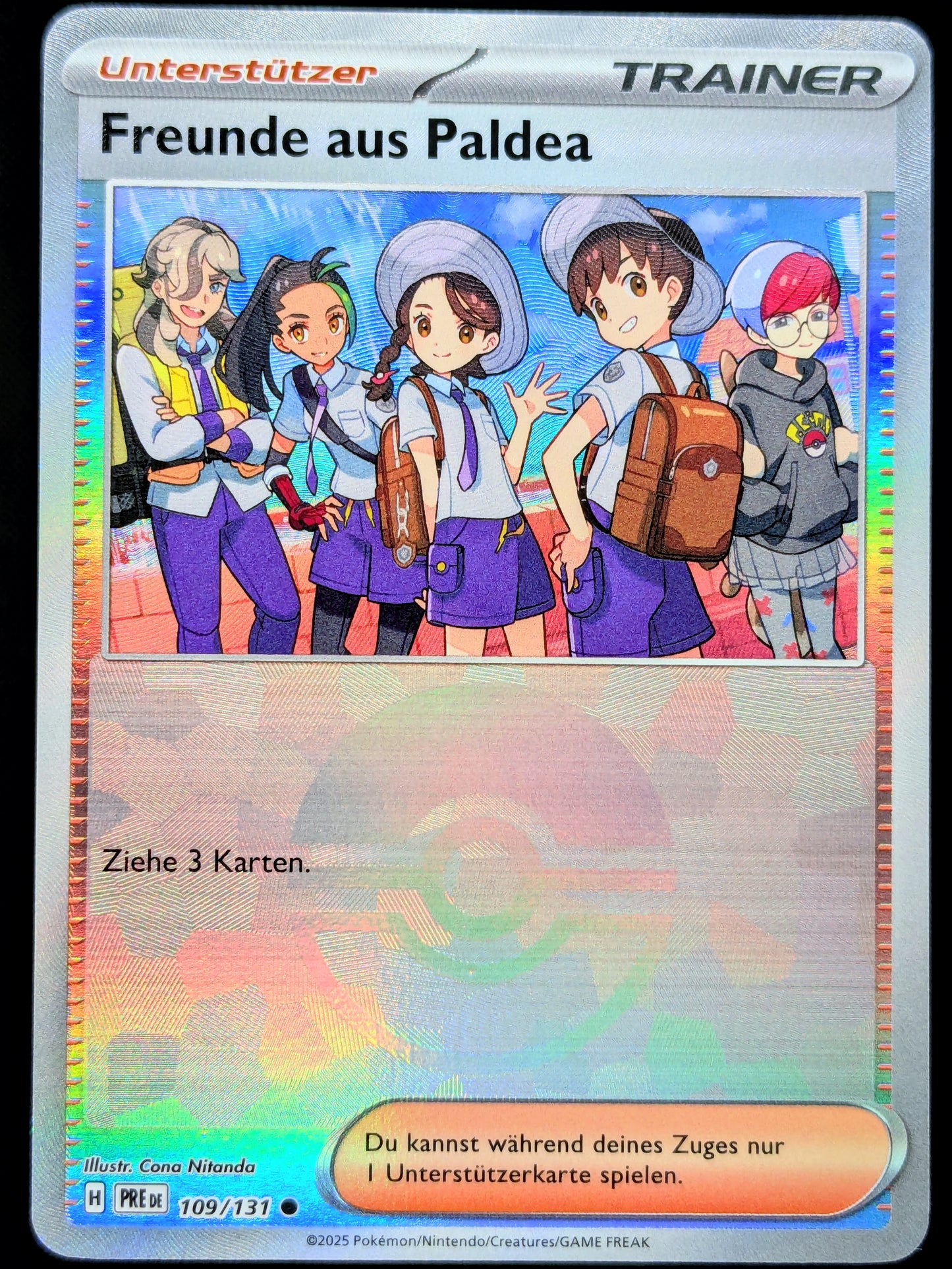Freunde aus Paldea Pokéball 109/131 DE