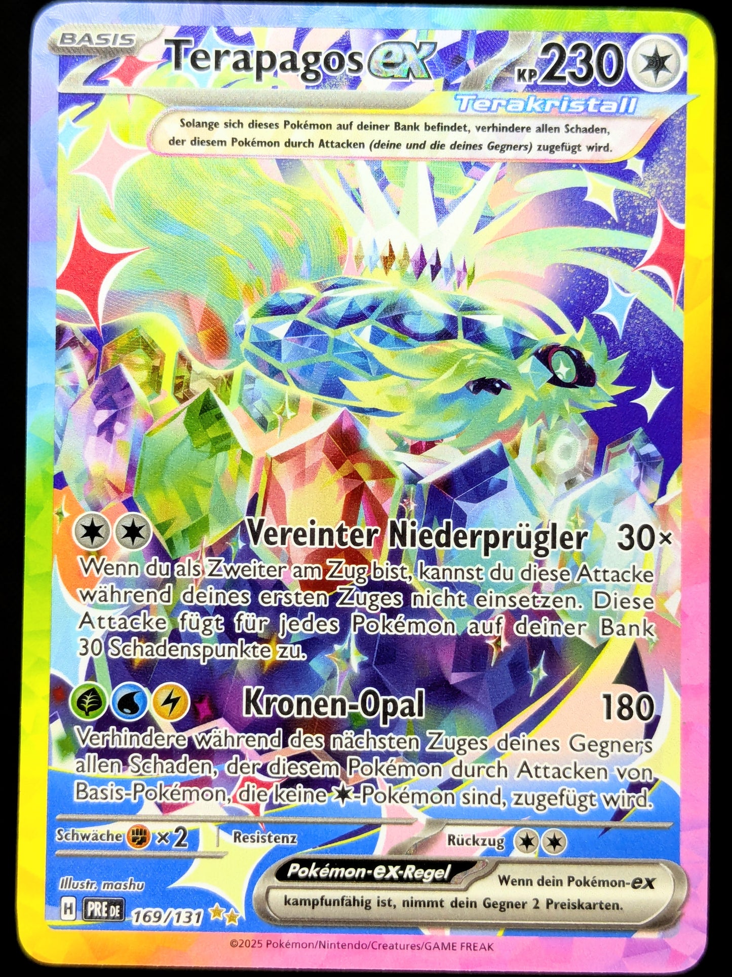 Terapagos Ex Terakristall 169/131 Special Illustration Rare DE