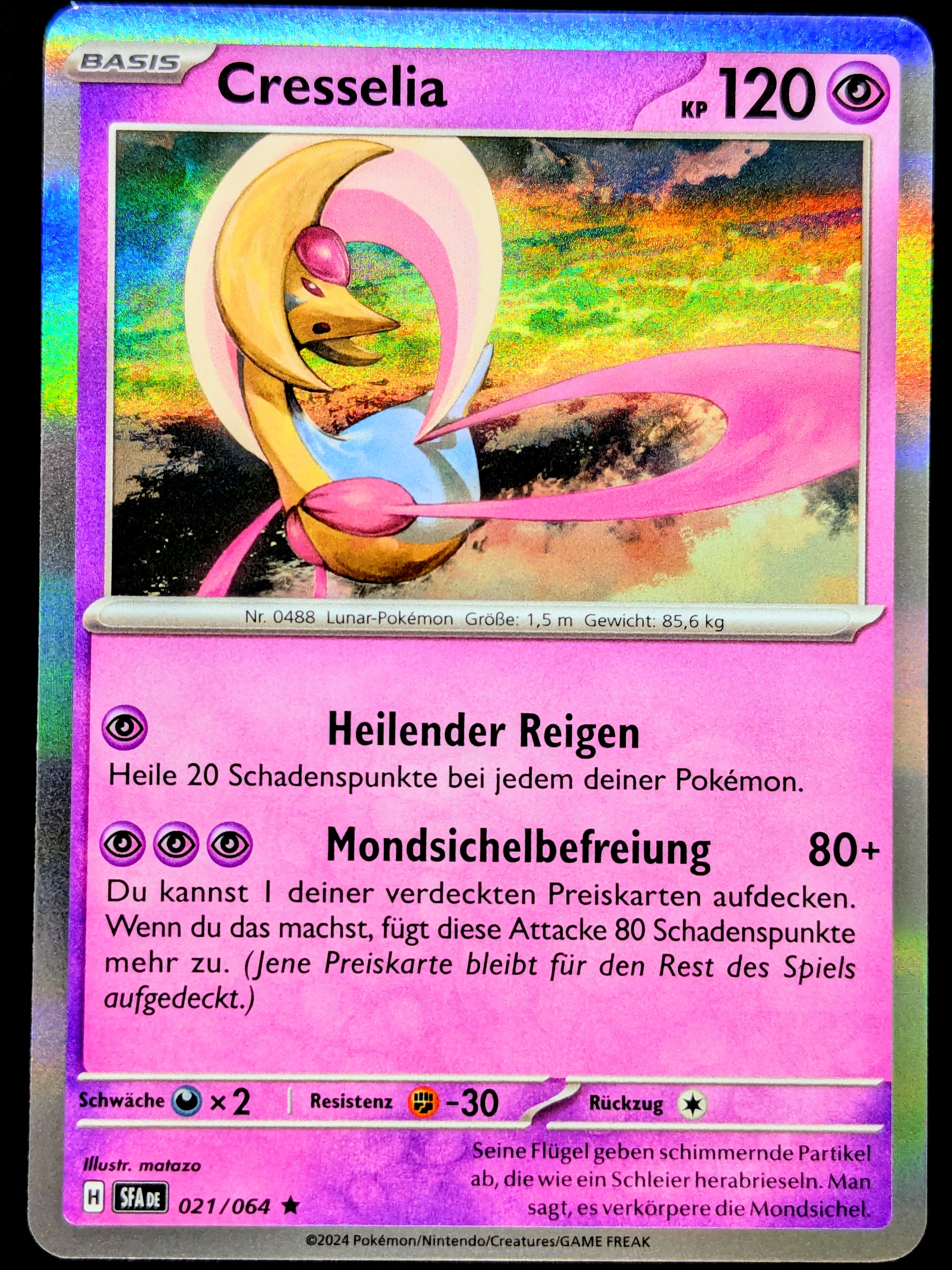 Pokemon Tcg Cresselia 021/064 Holo - Nova009 Cresselia Inglés Pokemon Tcg Cresselia 021/064 Holo - Nova009 Cresselia Inglés