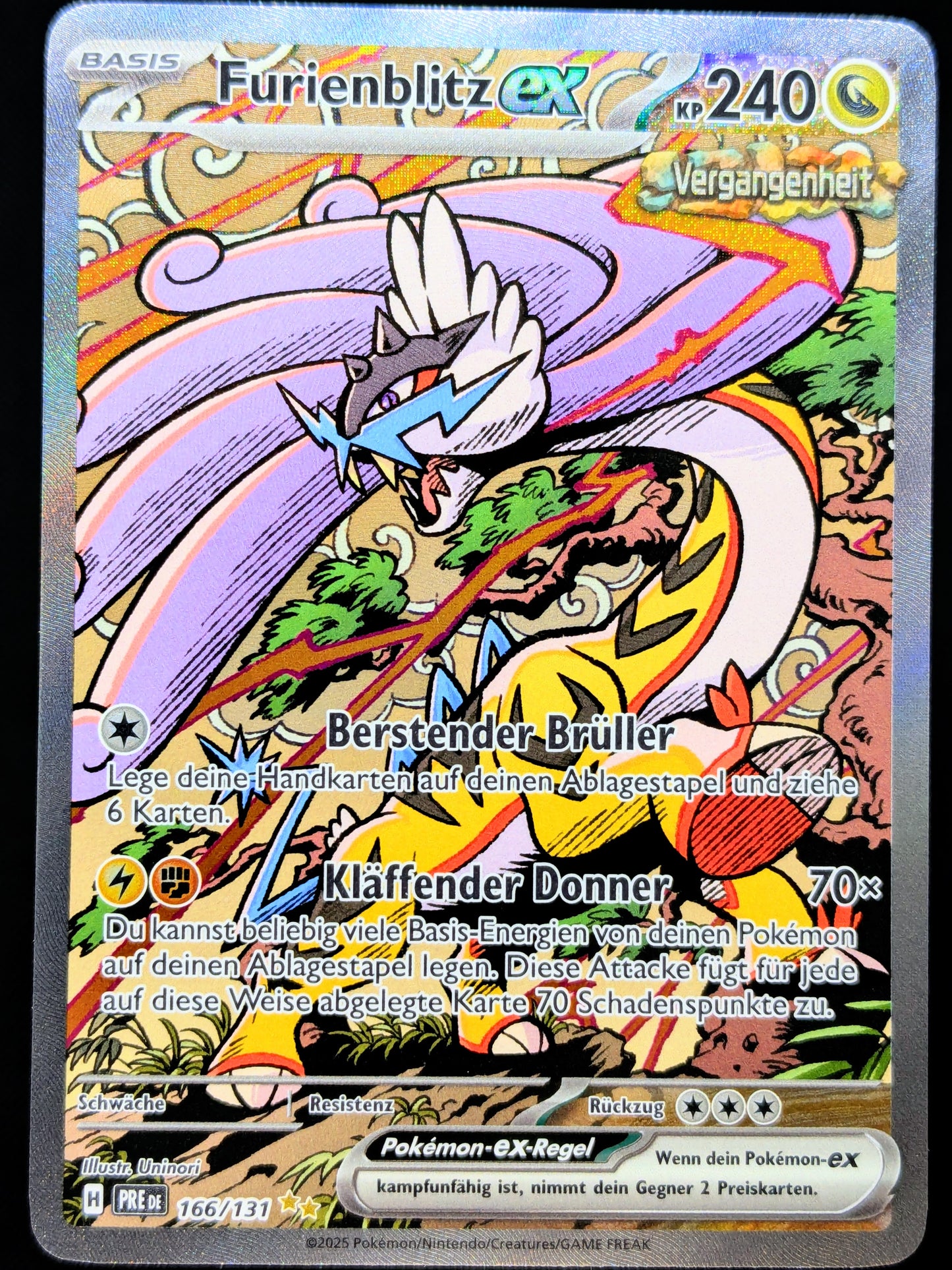 Furienblitz Ex 166/131 Special Illustration Rare DE
