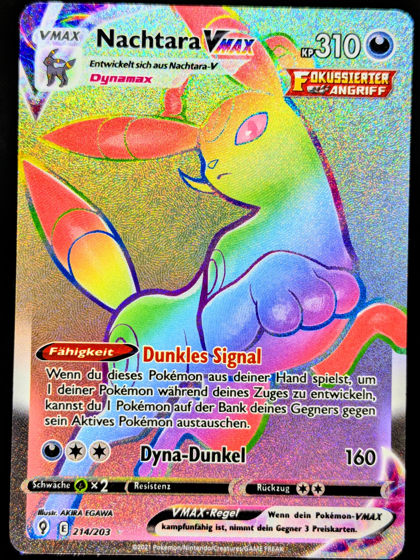 Nachtara VMax Rainbow 214/203 DE