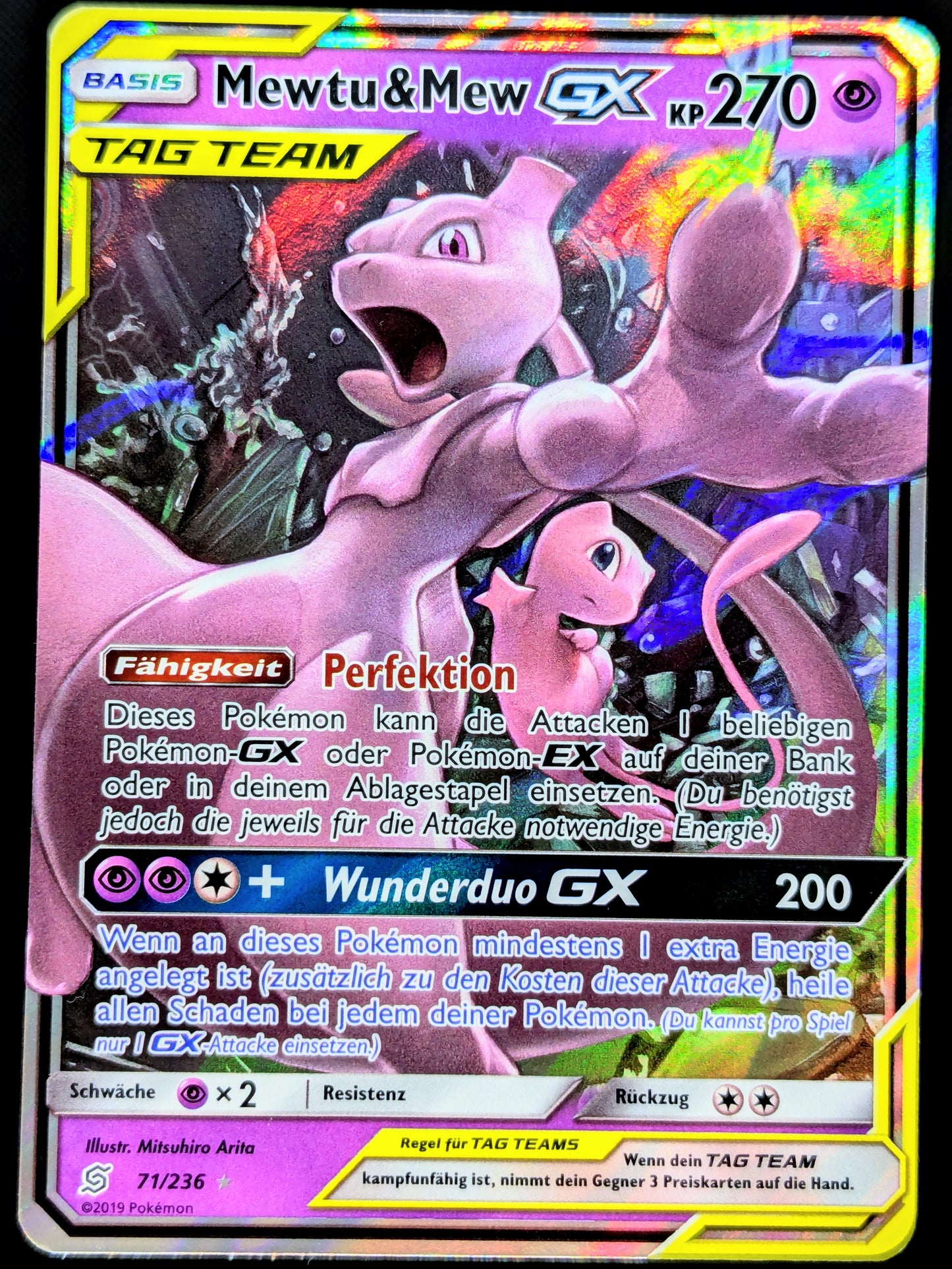Mewtu & Mew GX Tag Team 71/236 DE