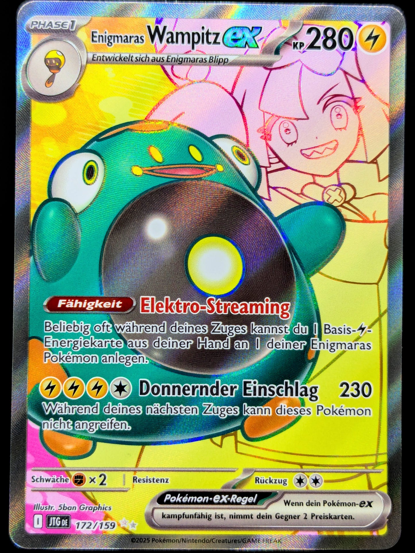 Enigmaras Wampitz Ex Full Art 172/159 DE