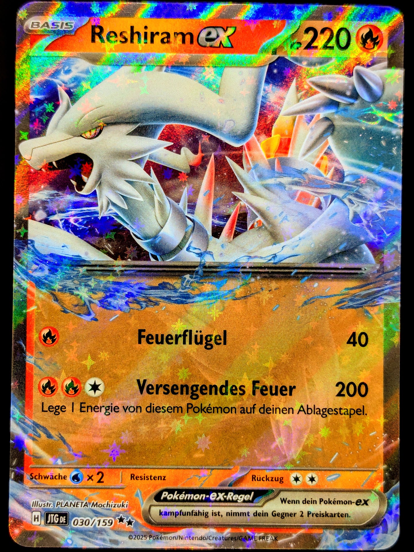 Reshiram Ex 030/159 DE
