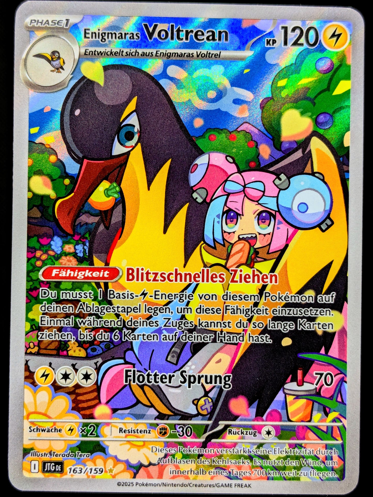 Enigmaras Voltrean 163/159 Illustration Rare DE