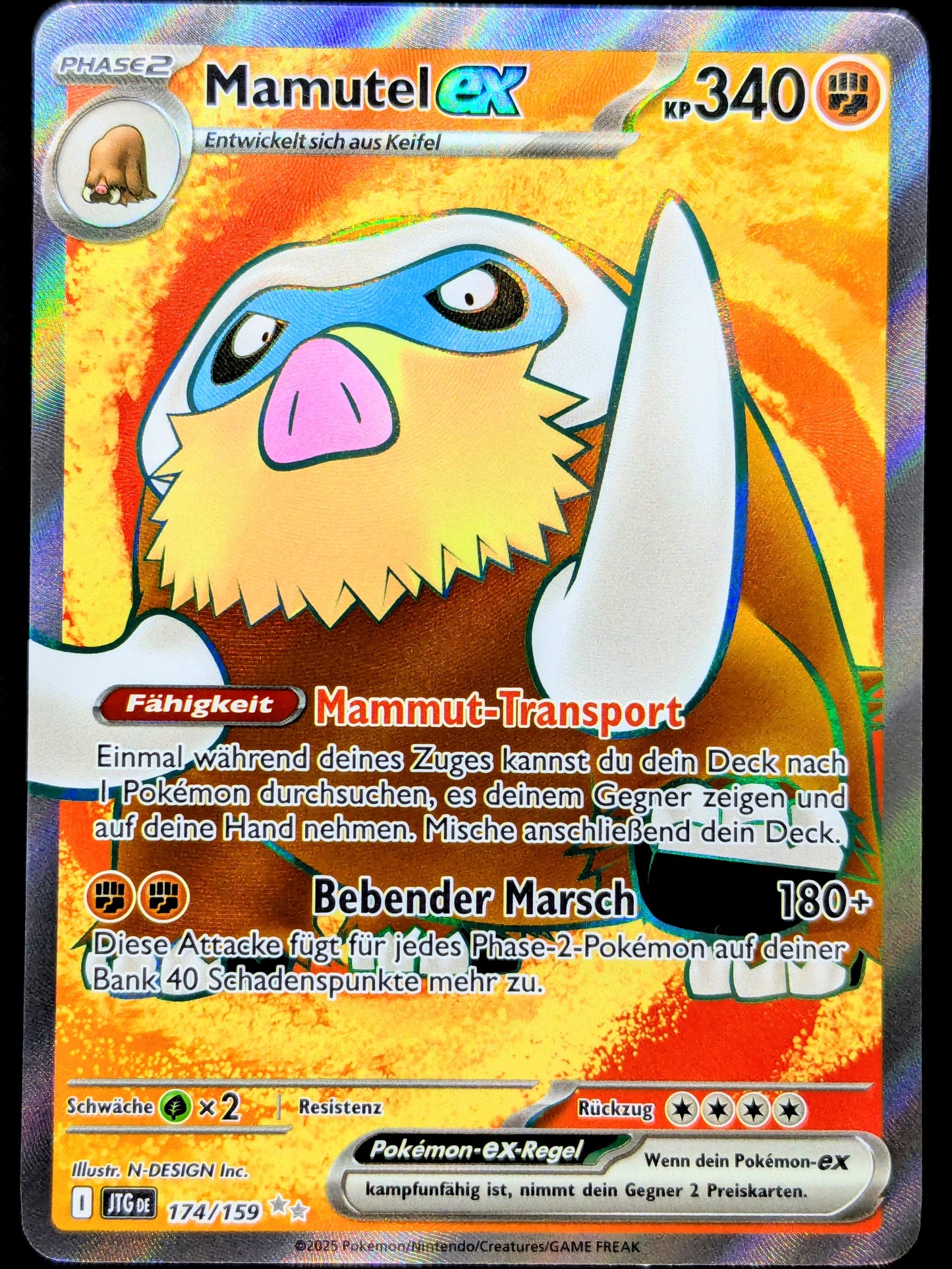 Mamutel Ex Full Art 174/159 DE