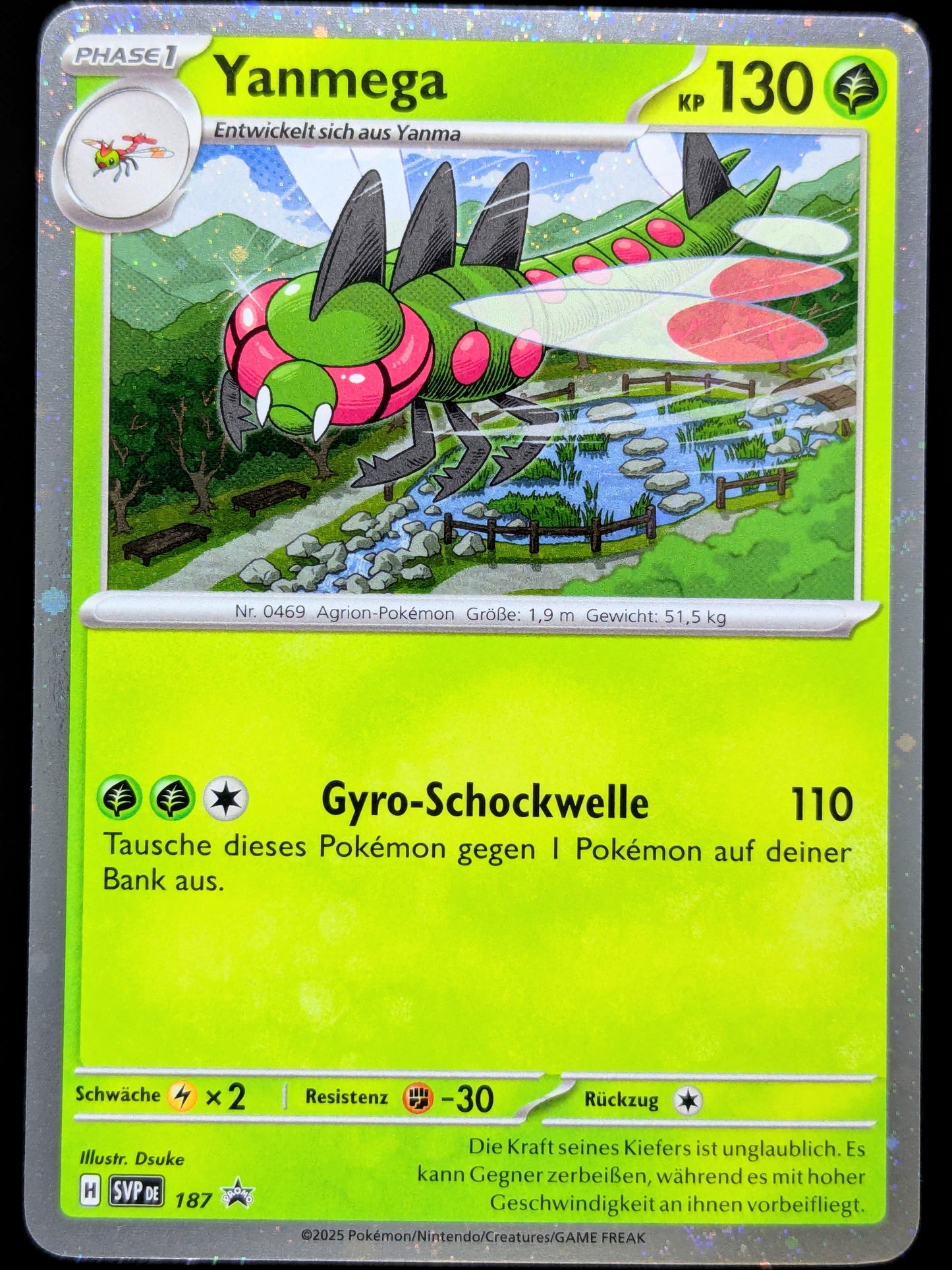 Yanmega Holo SVP187 DE