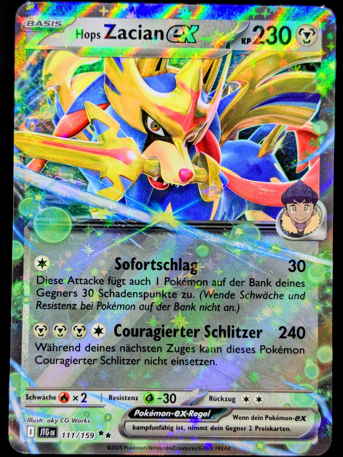 Hops Zacian Ex 111/159 DE