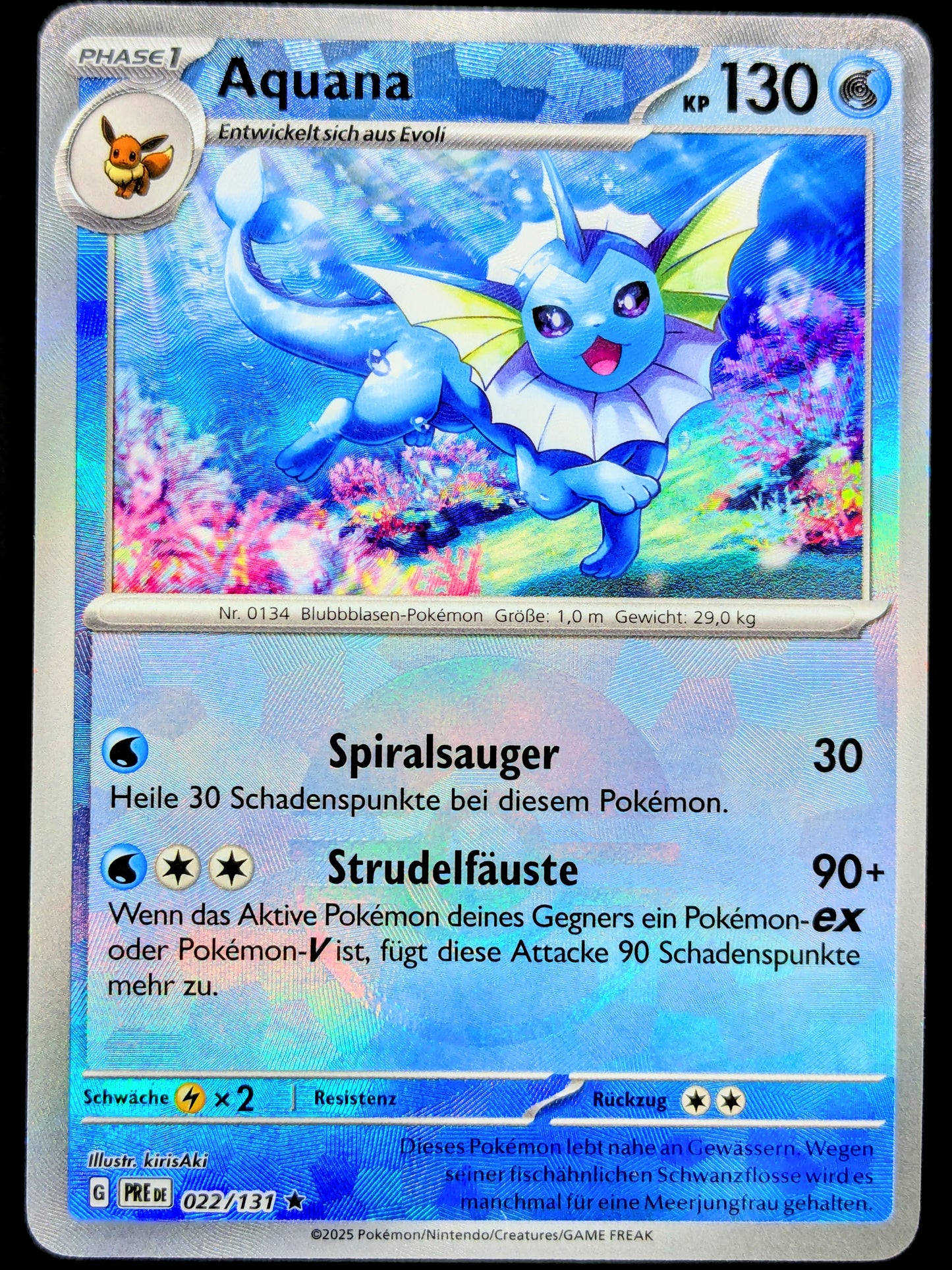 Aquana Pokéball 022/131 DE