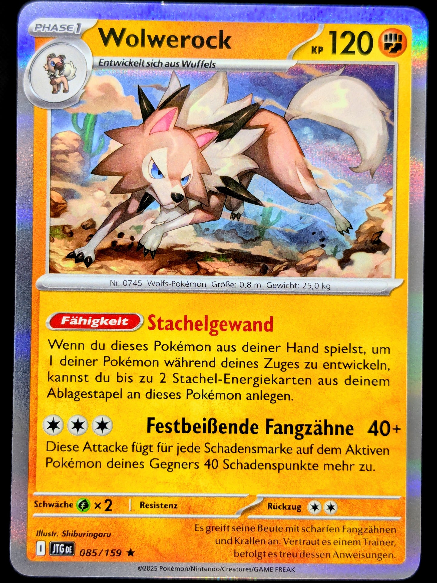 Wolwerock Holo 085/159 DE