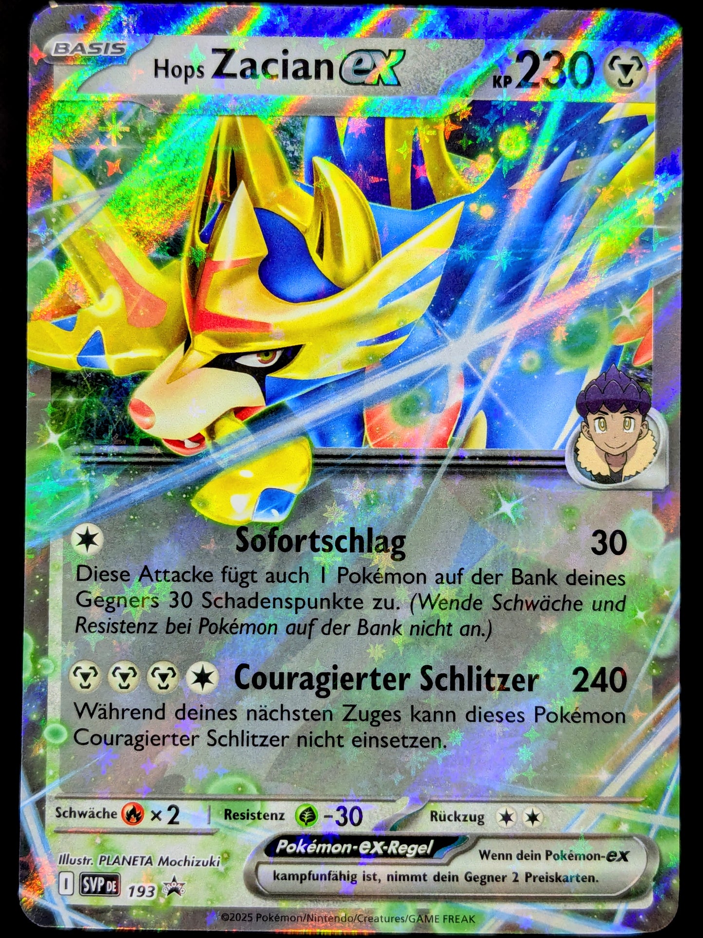 Hops Zacian Ex Promo SVP193 DE