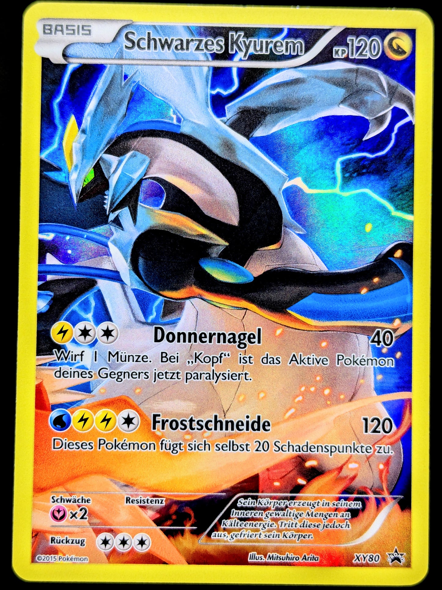 Schwarzes Kyurem Promo XY80 DE