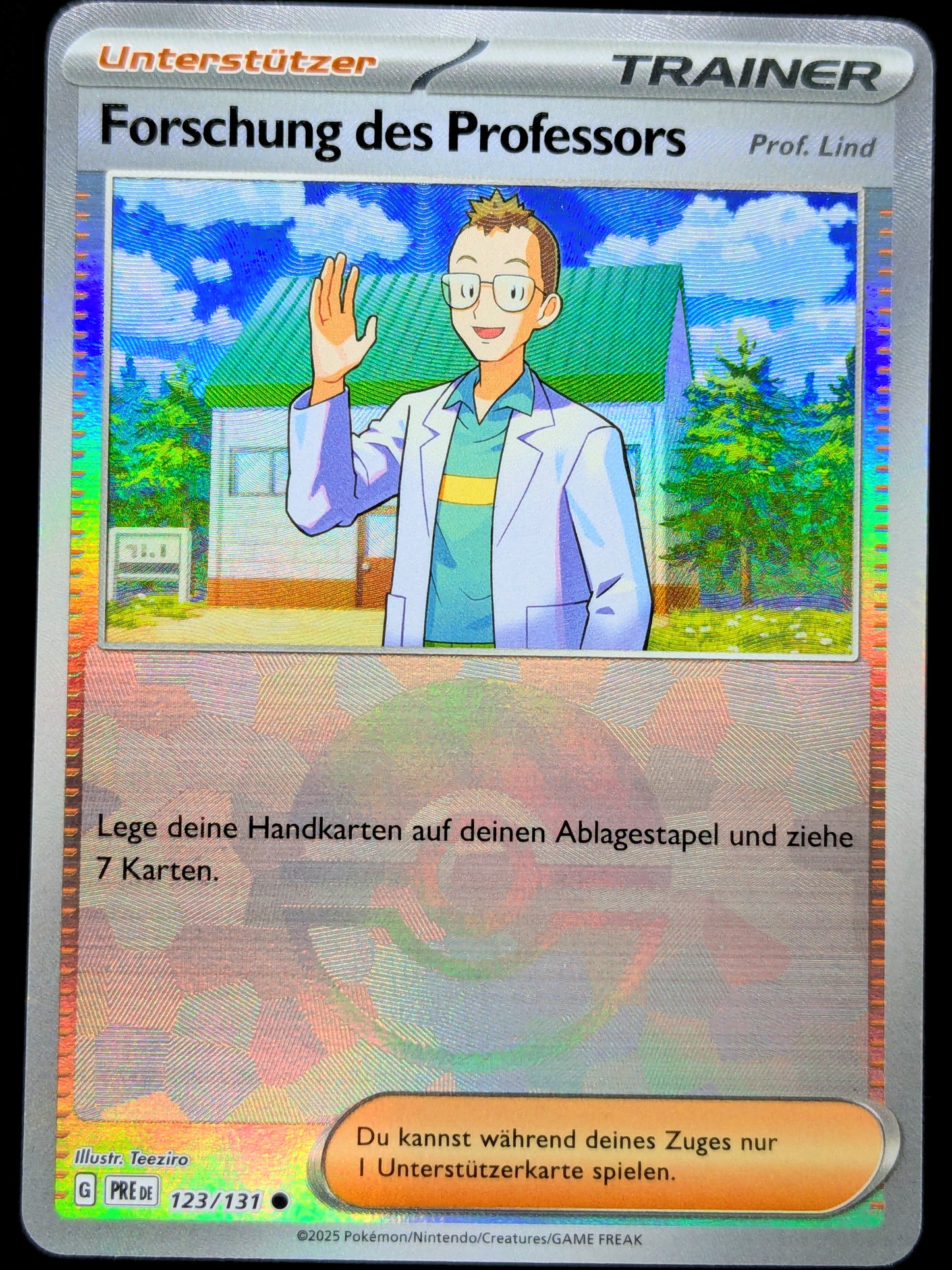 Forschung des Professors Pokéball 123/131 DE