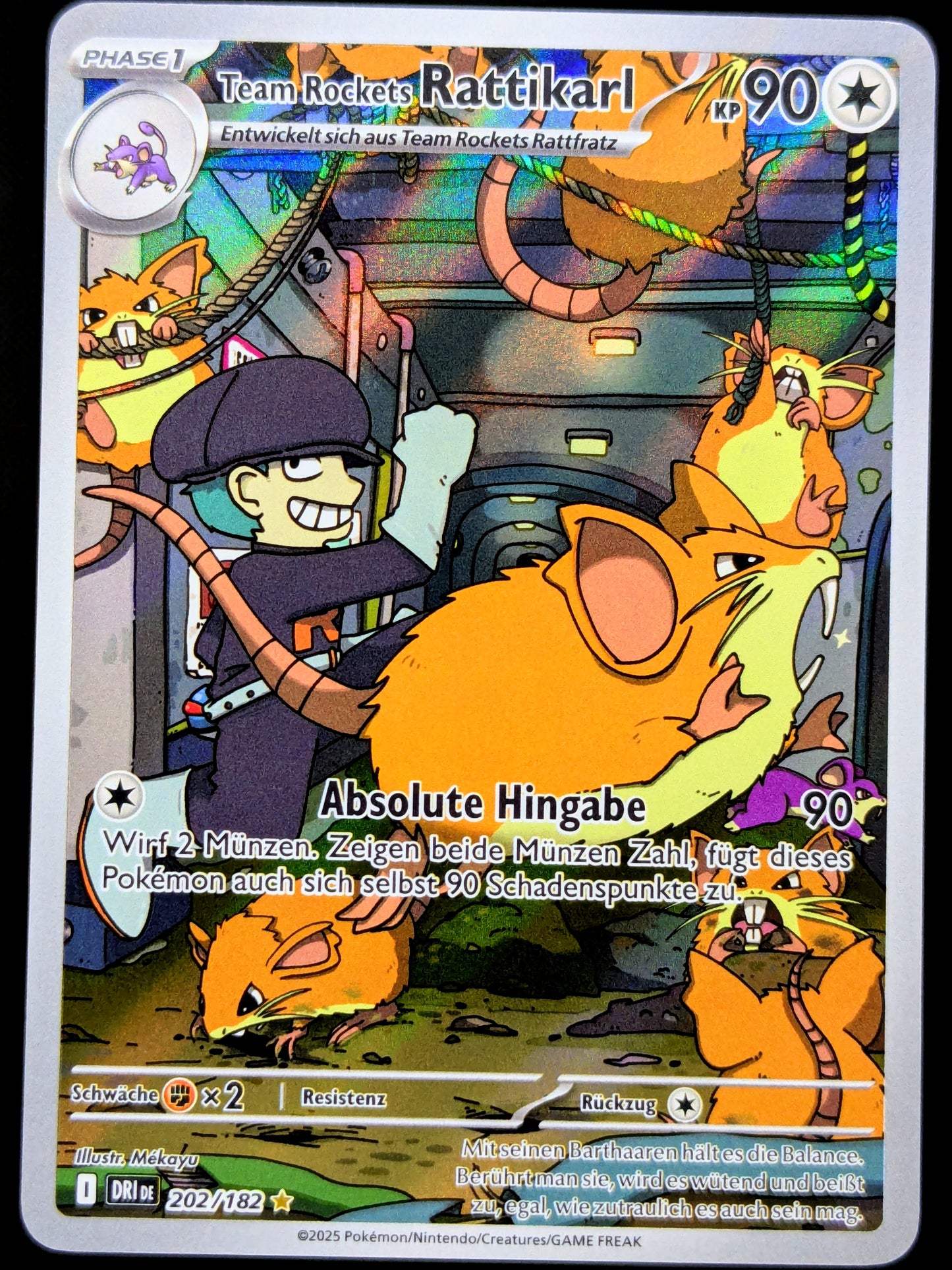 Team Rockets Rattikarl 202/182 Illustration Rare DE