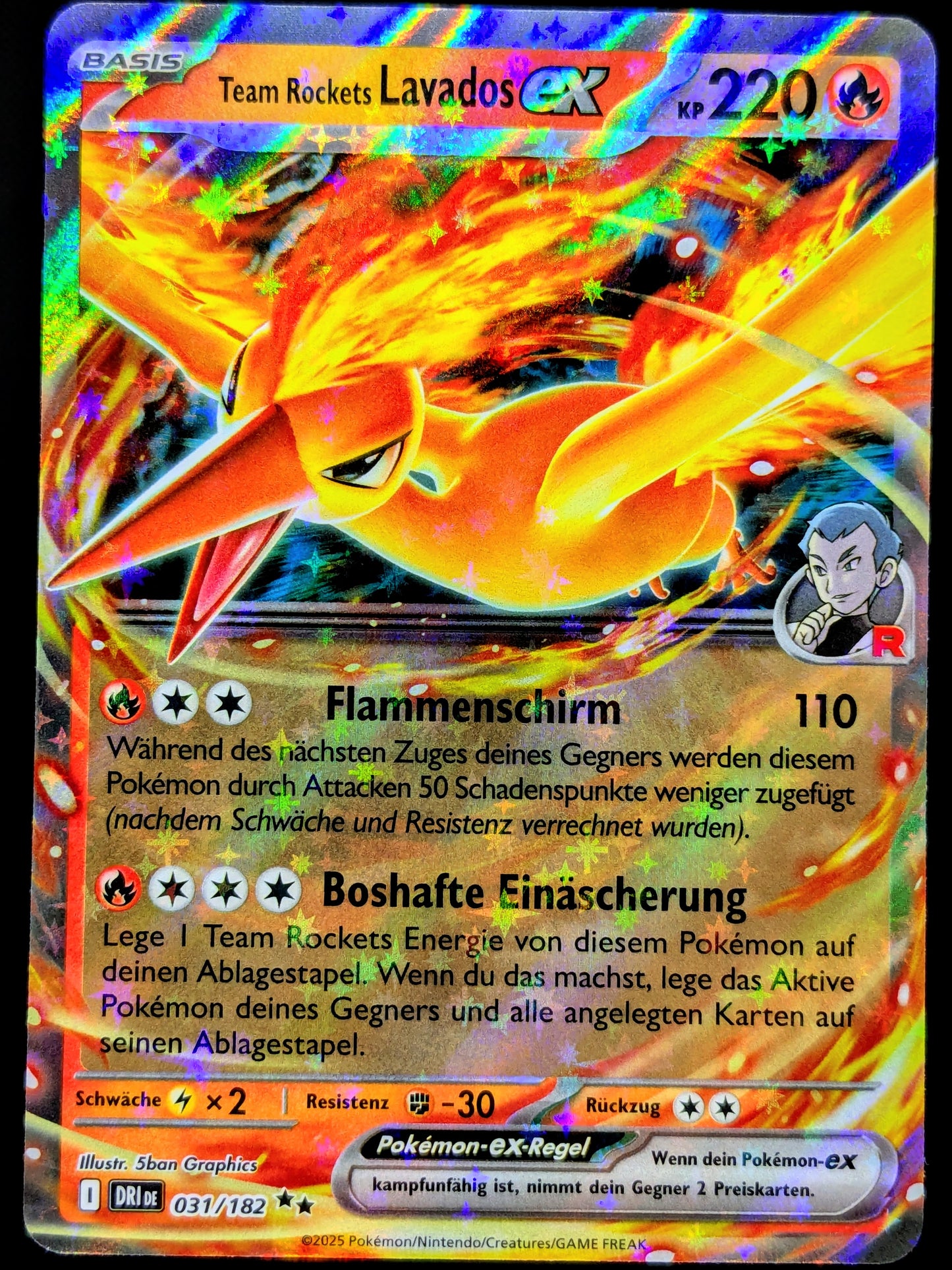 Team Rockets Lavados Ex 031/182 DE