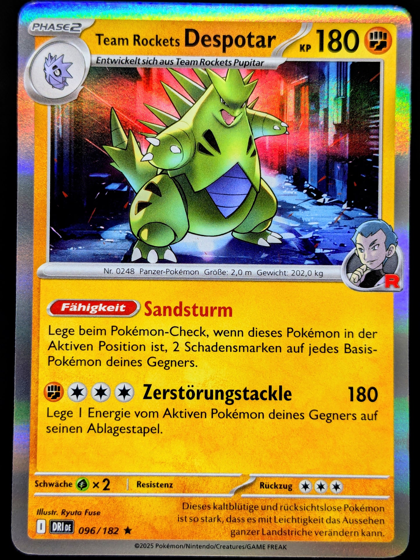 Team Rockets Despotar Holo 096/182 DE