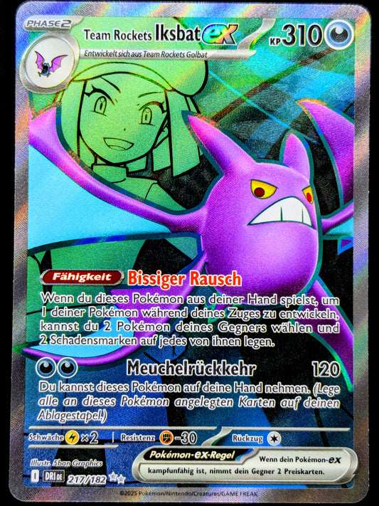 Team Rockets Iksbat Ex Full Art 217/182 DE