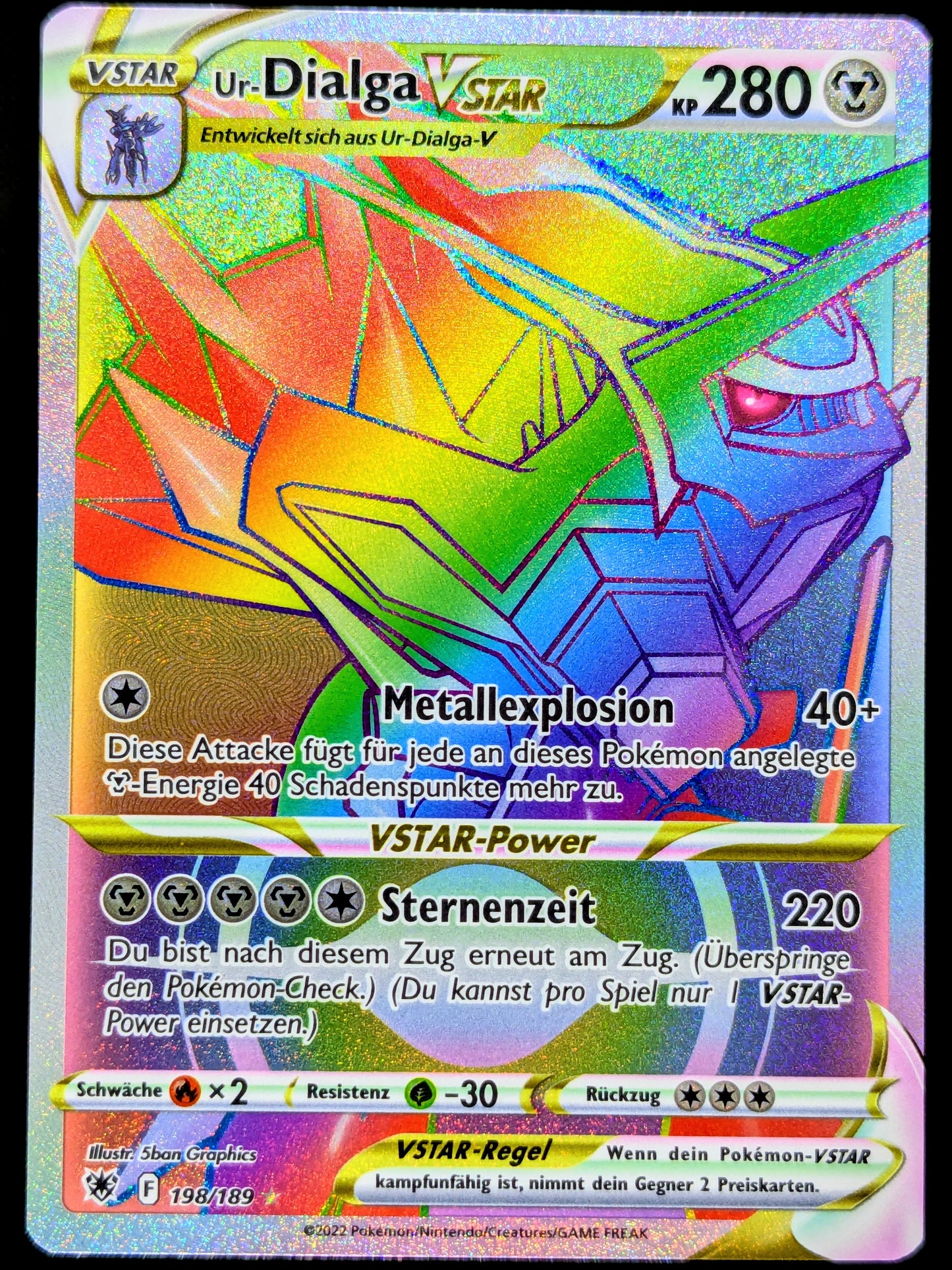 Ur-Dialga VStar Rainbow 198/189 DE