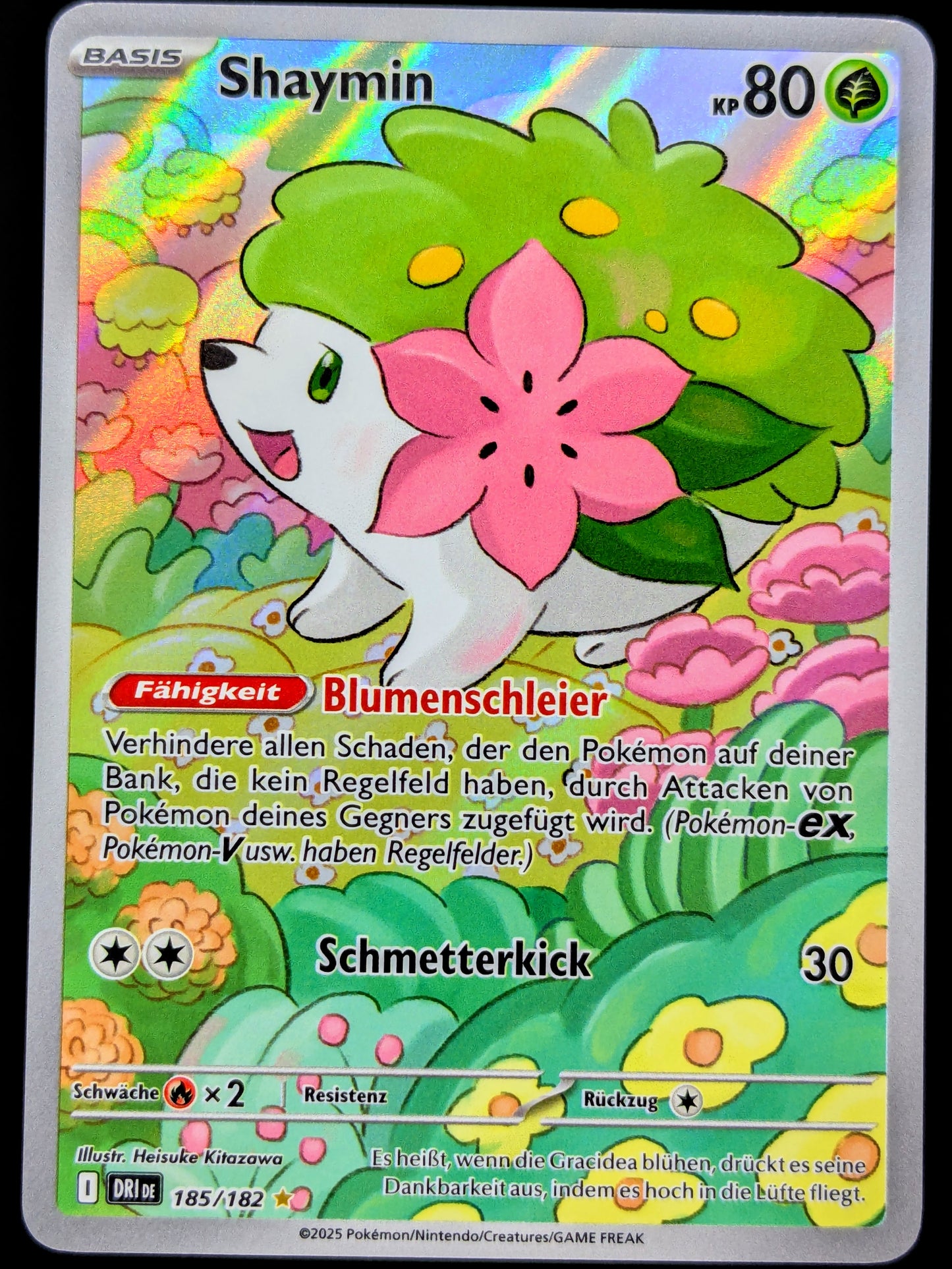 Shaymin 185/182 Illustration Rare DE