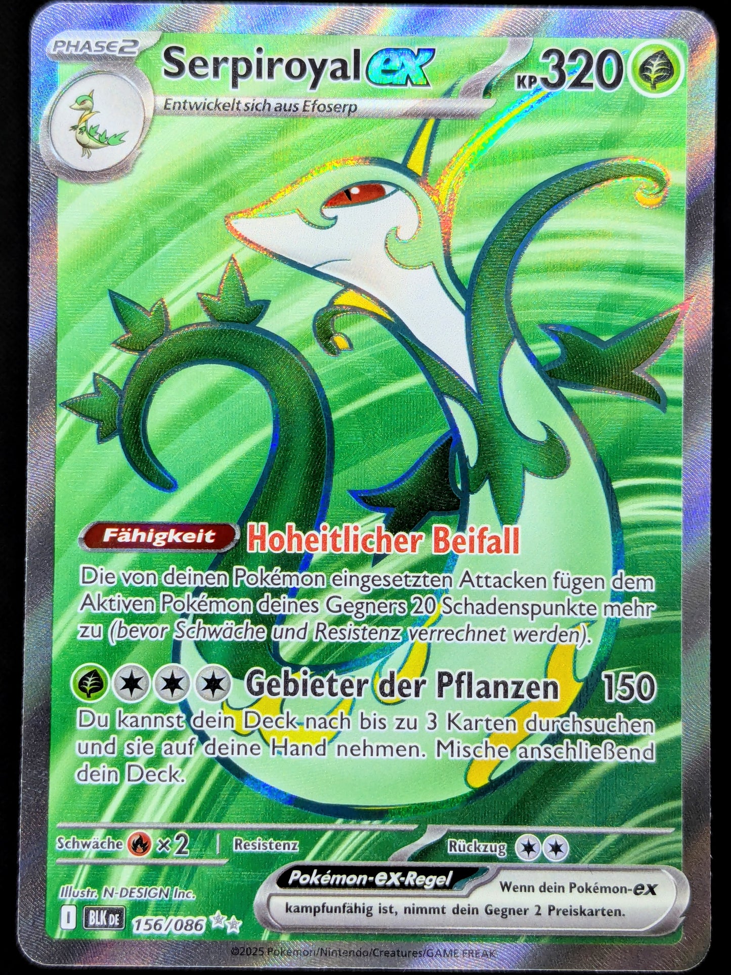 Serpiroyal Ex Full Art 156/086 DE