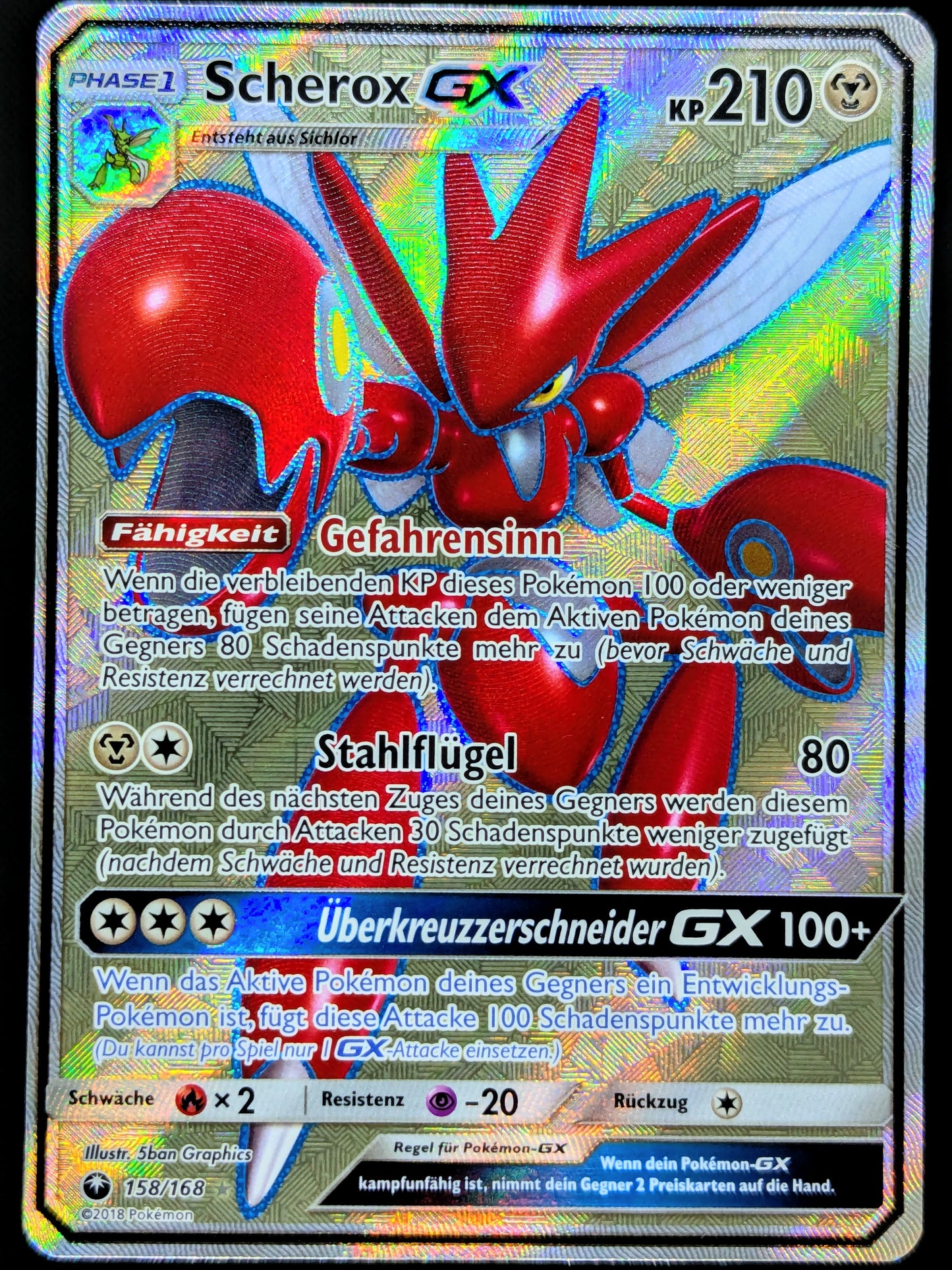 Scherox GX Full Art 158/168 DE