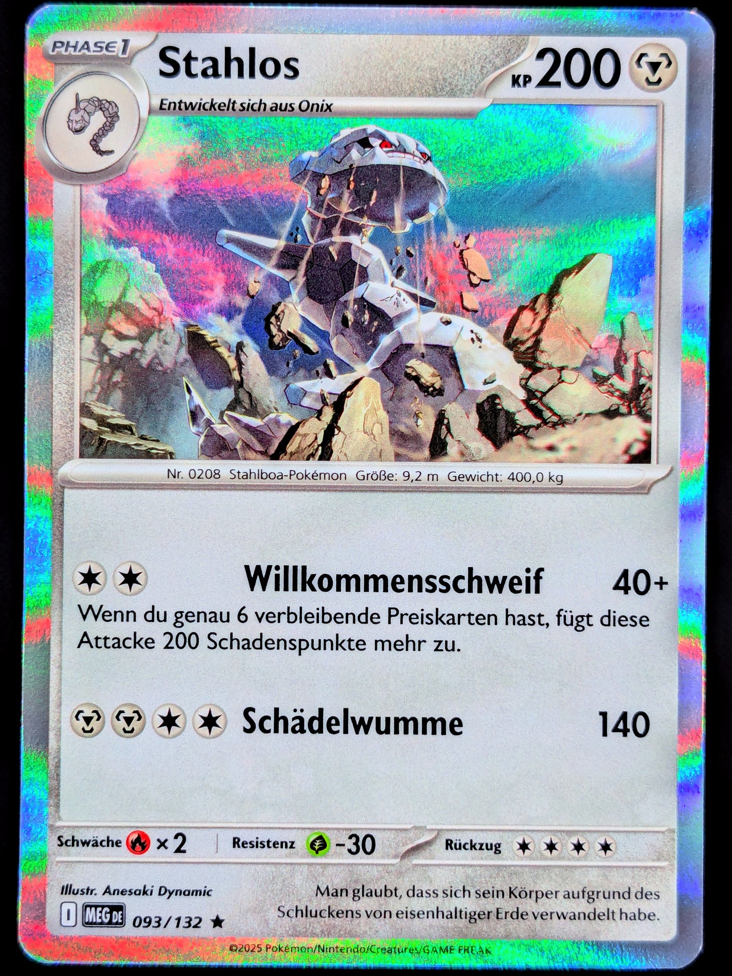 Stahlos Holo 093/132 DE