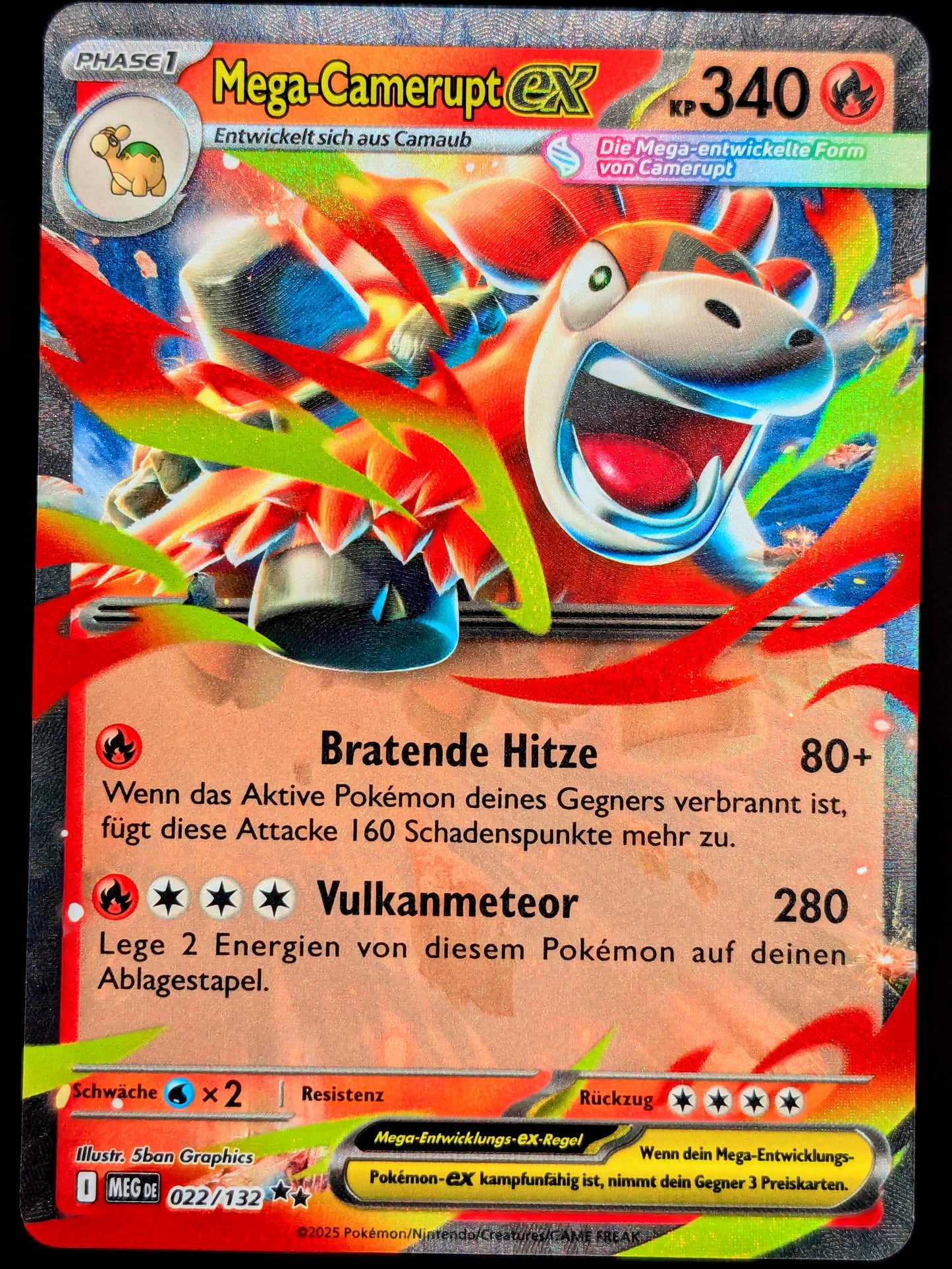 Mega-Camerupt Ex 022/132 DE