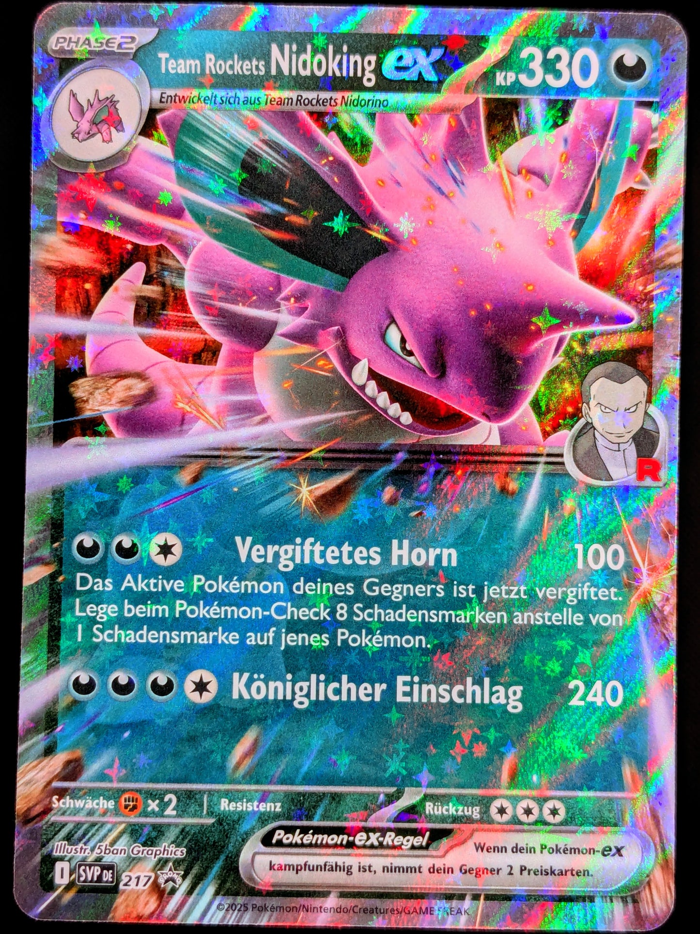 Team Rockets Nidoking Ex Promo SVP217 DE