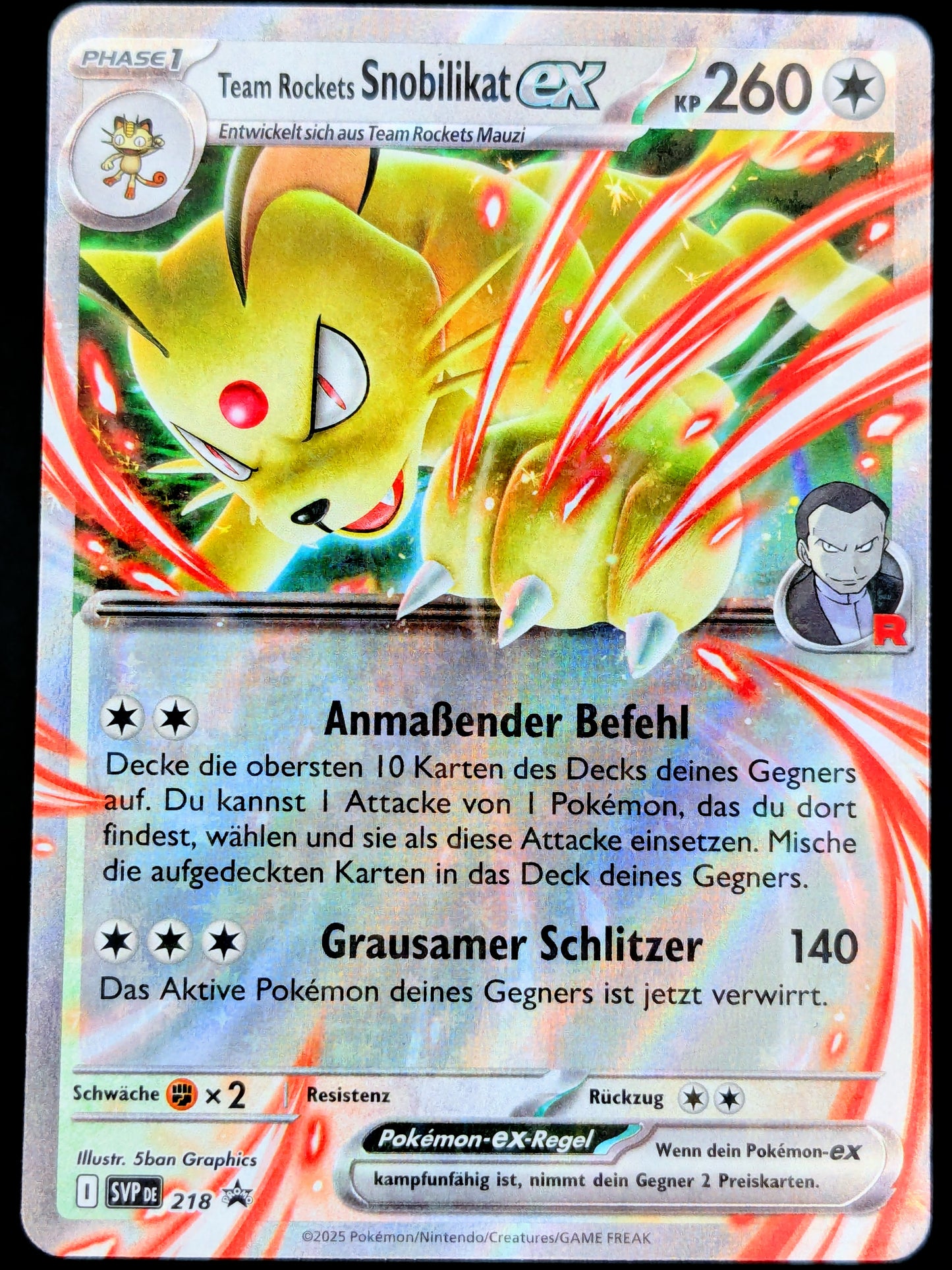 Team Rockets Snobilikat Promo SVP218 DE