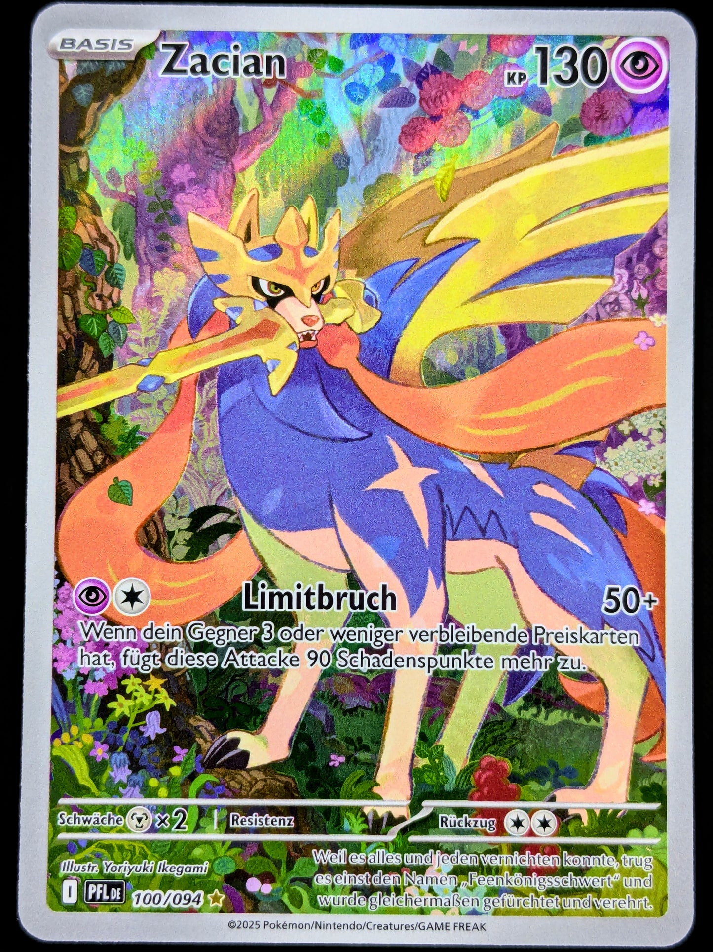 Zacian 100/094 Illustration Rare DE