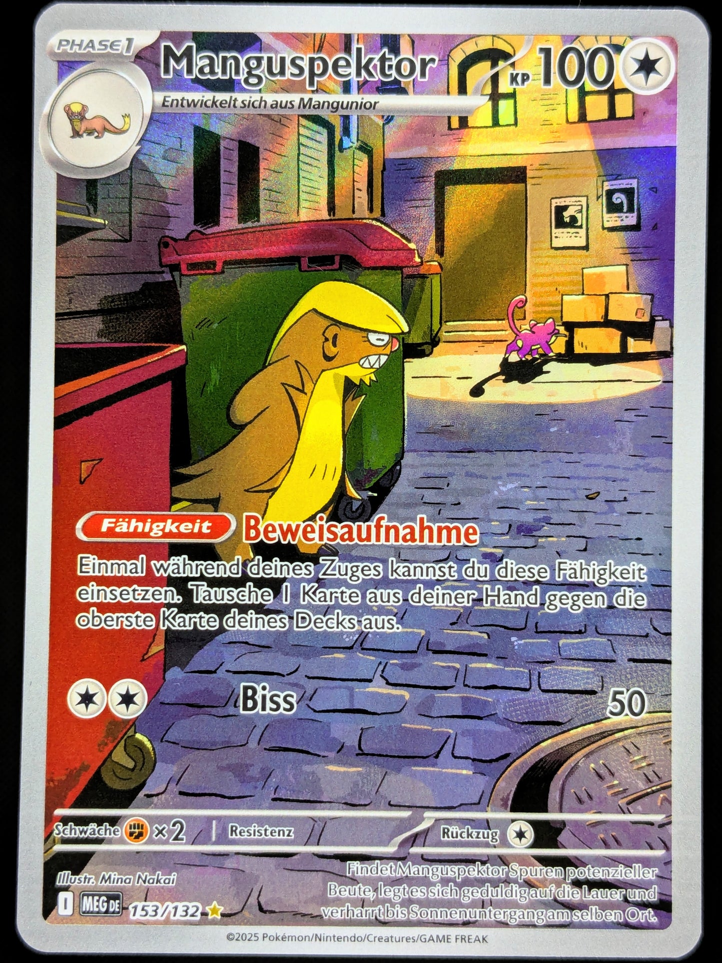 Manguspektor 153/132 Illustration Rare DE