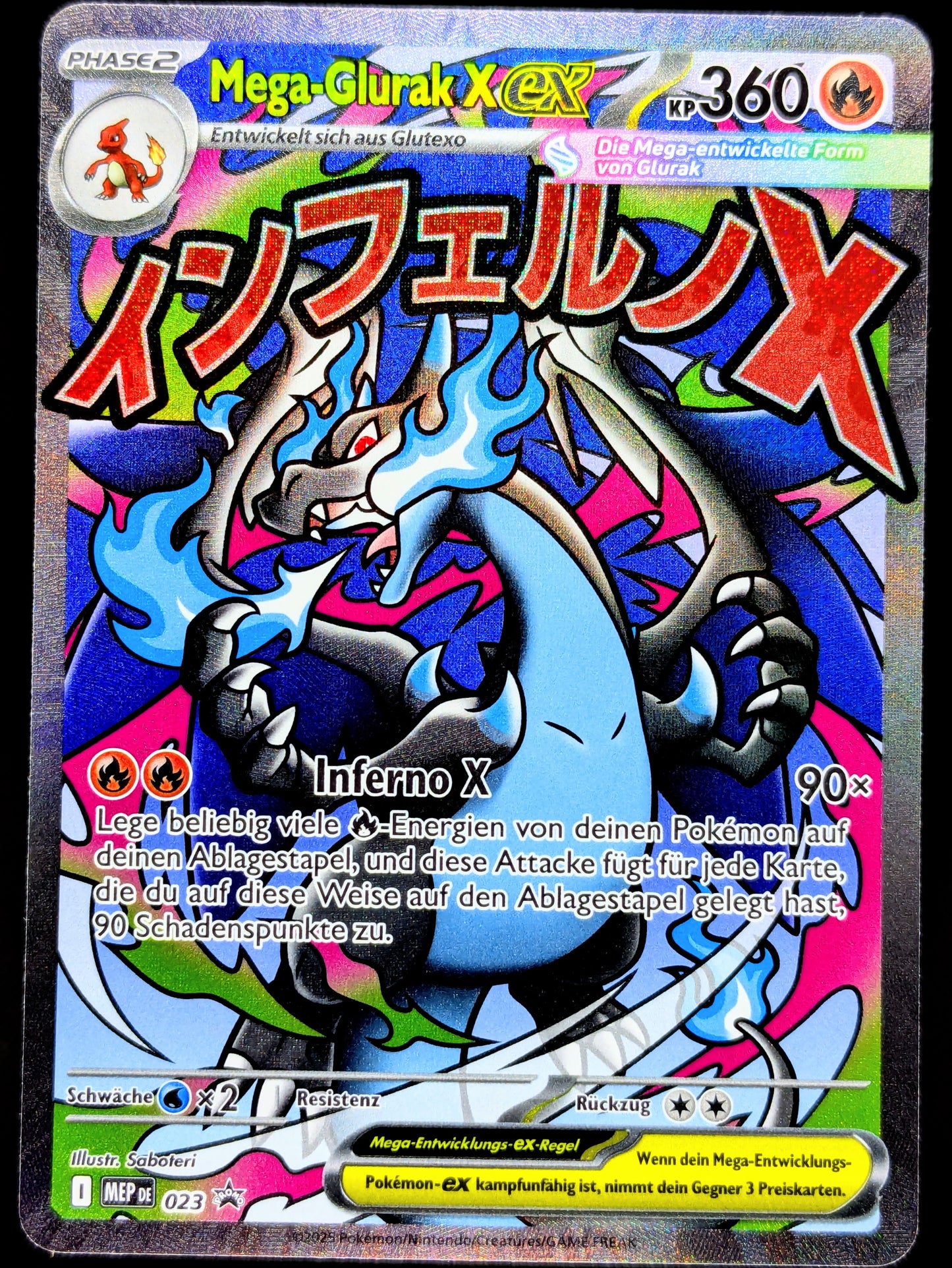 Mega-Glurak X Ex Promo MEP023 DE