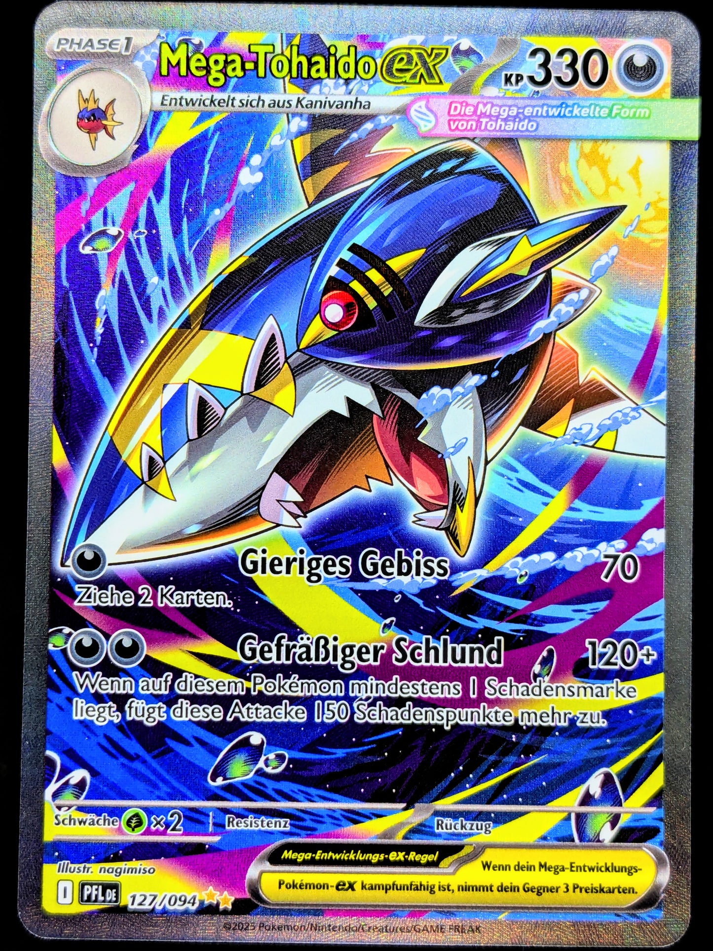Mega-Tohaido Ex 127/094 Special Illustration Rare DE