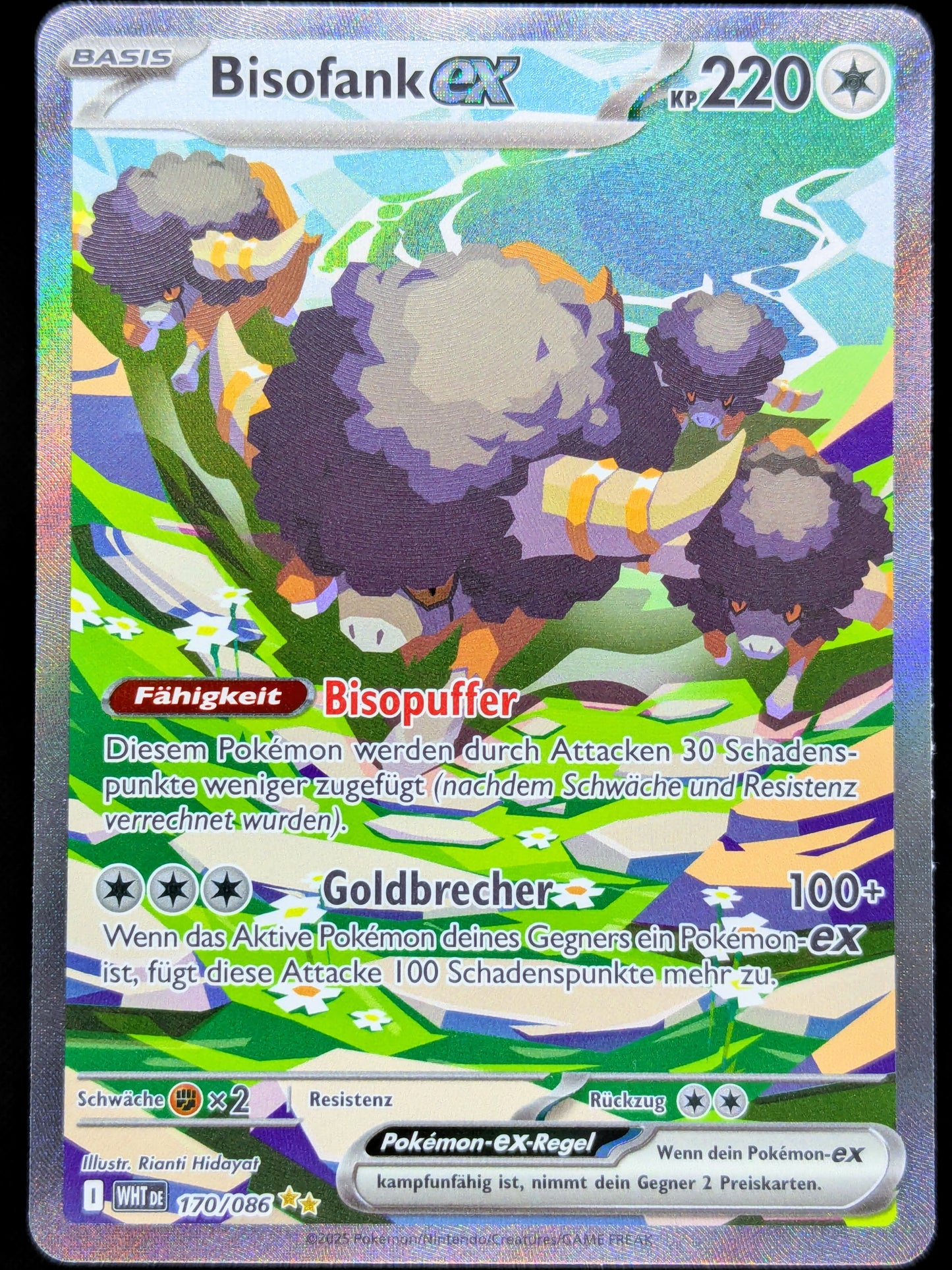 Bisofank Ex 170/086 Special Illustration Rare DE
