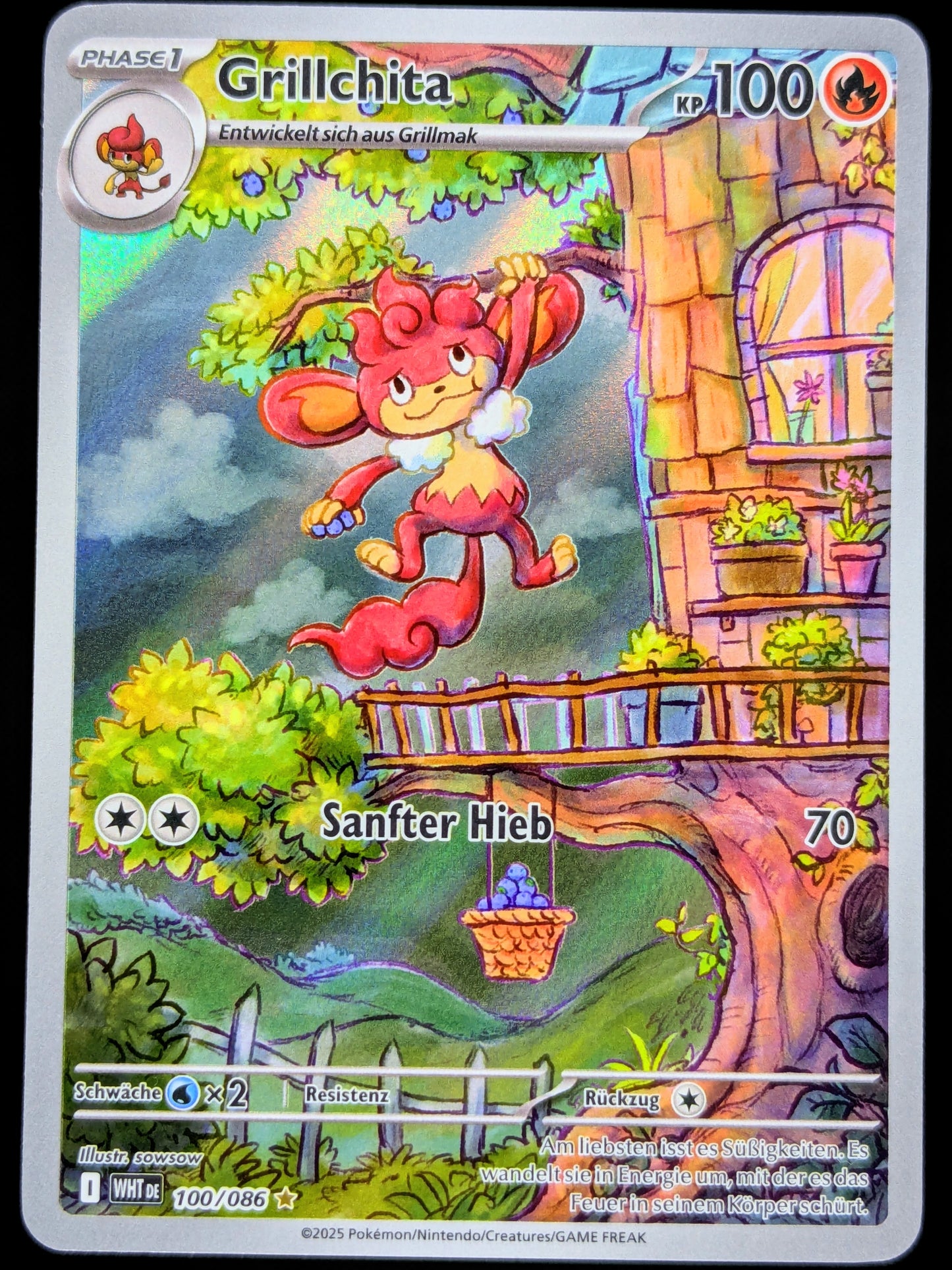 Grillchita 100/086 Illustration Rare DE