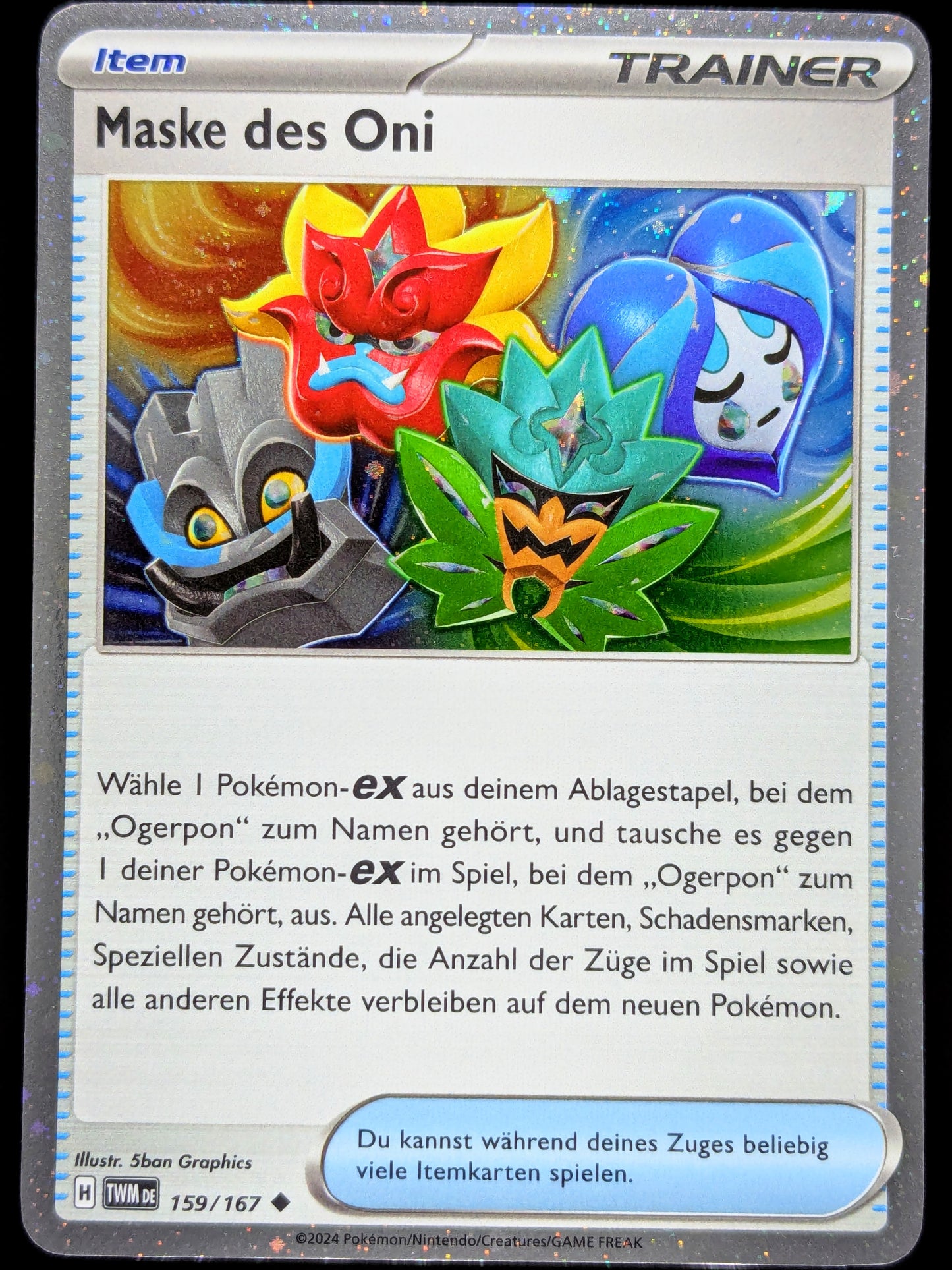 Maske des Oni Holo 159/167 DE