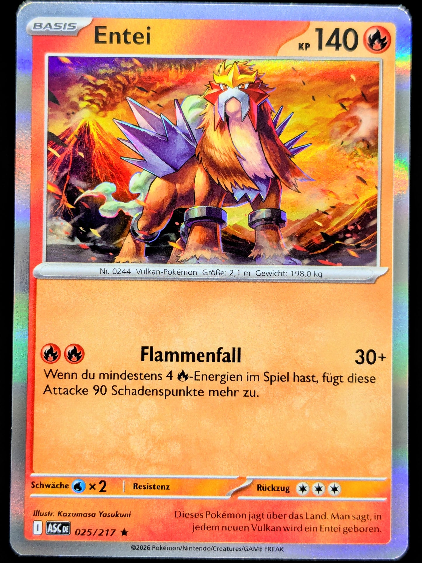 Entei Holo 025/217 DE